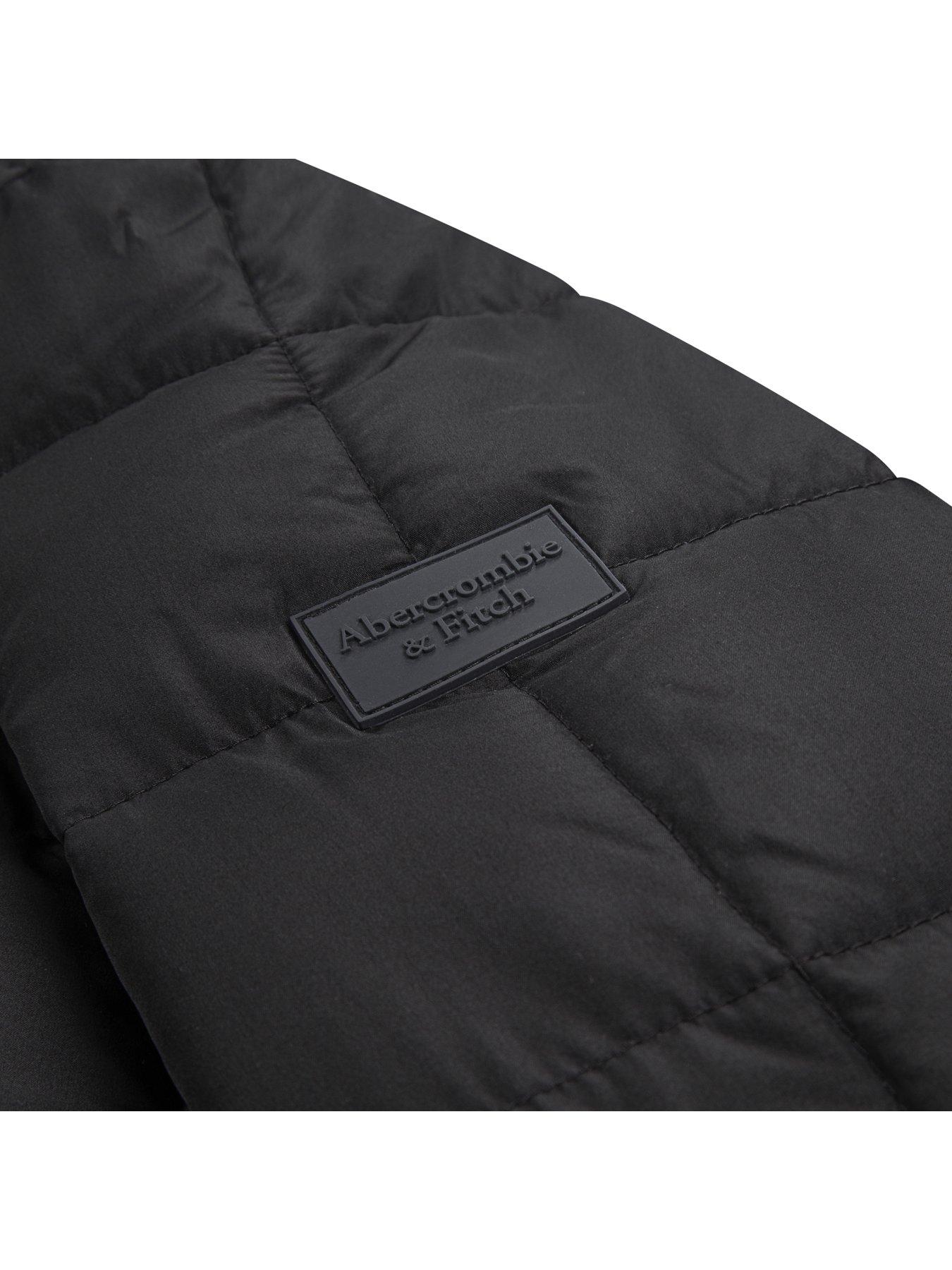 Image 6 of 6 of Abercrombie & Fitch Girls Midweight Padded Jacket - Black