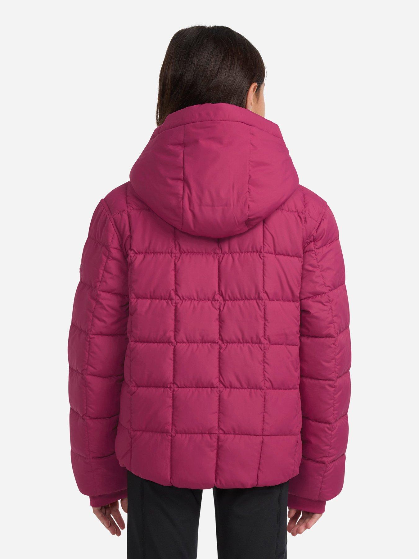 Image 2 of 6 of Abercrombie & Fitch Girls Midweight Padded Jacket - Pink