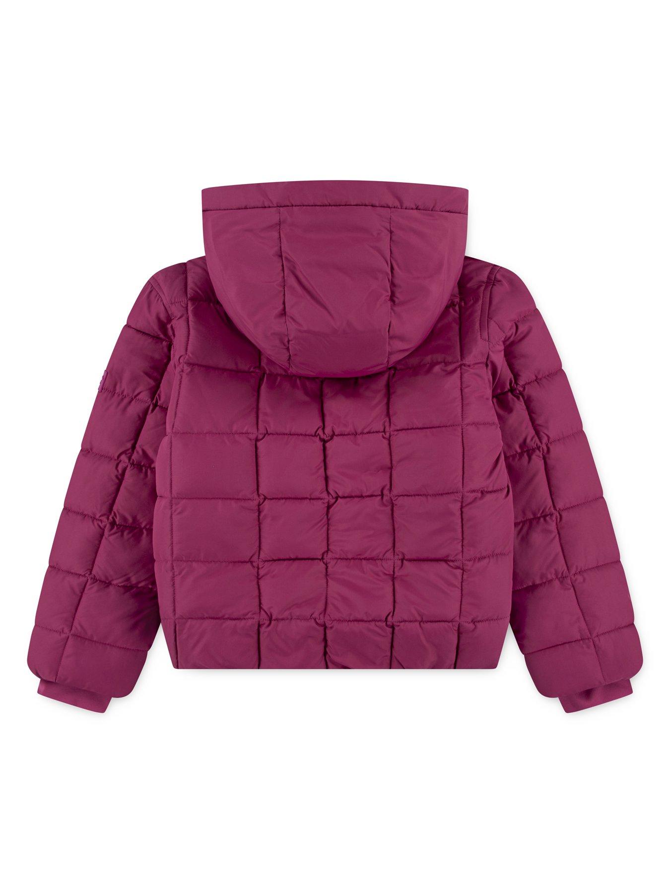 Image 5 of 6 of Abercrombie & Fitch Girls Midweight Padded Jacket - Pink