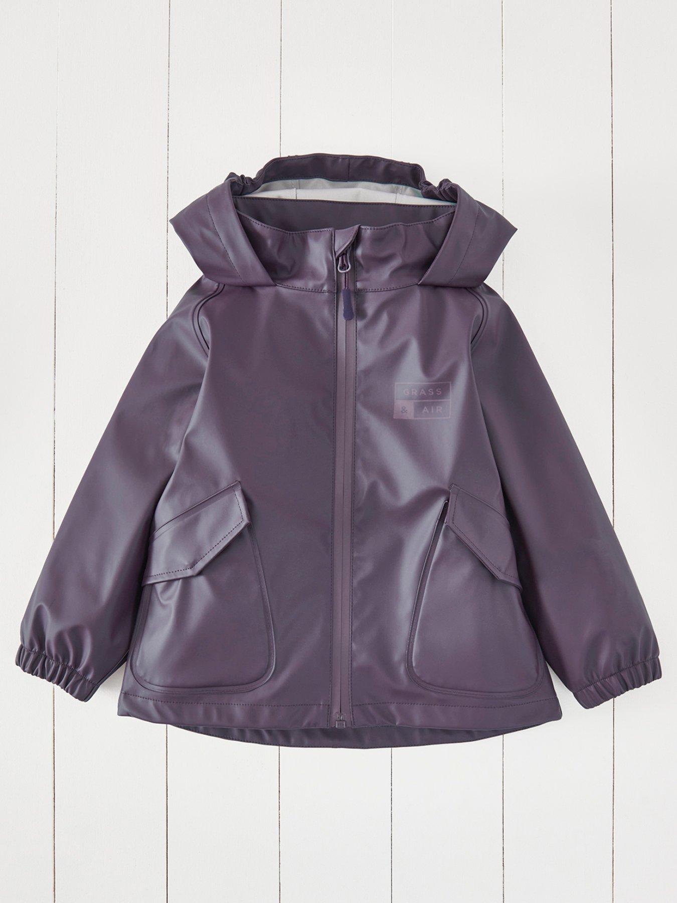 Image 1 of 5 of Grass & Air Infant/ Junior Rainster Jacket - Purple