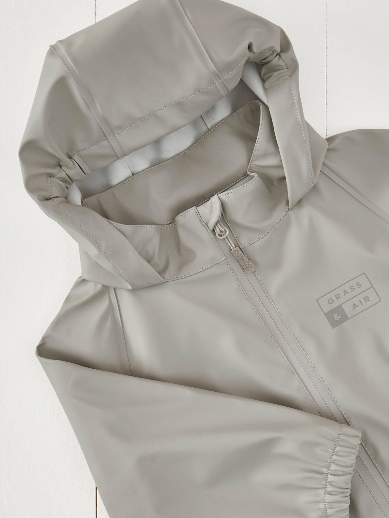 Image 6 of 6 of Grass & Air Infant/ Junior Rainster Jacket - Grey