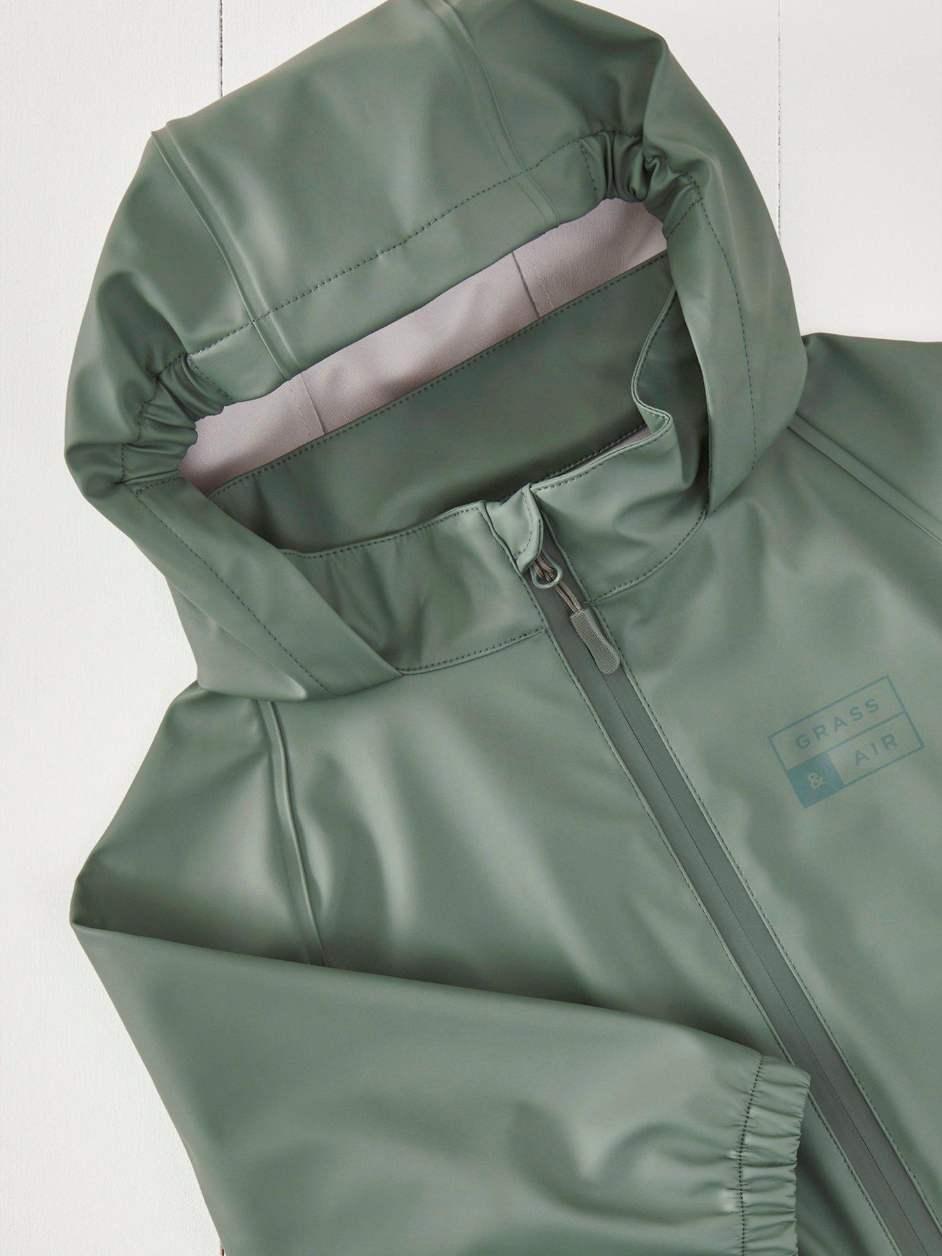 Image 5 of 5 of Grass & Air Infant/ Junior Rainster Jacket - Khaki