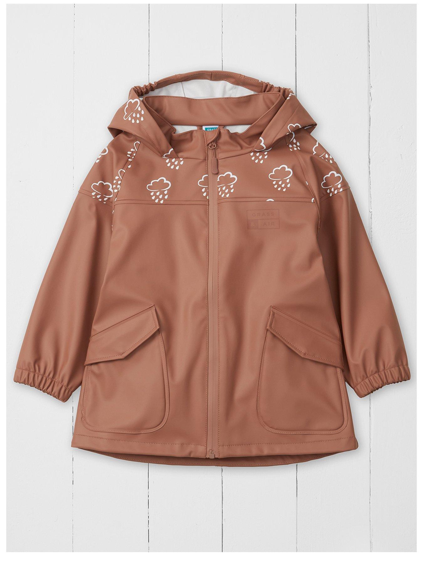  image of grass-air-infant-junior-colour-changing-rainster-jacket-pink