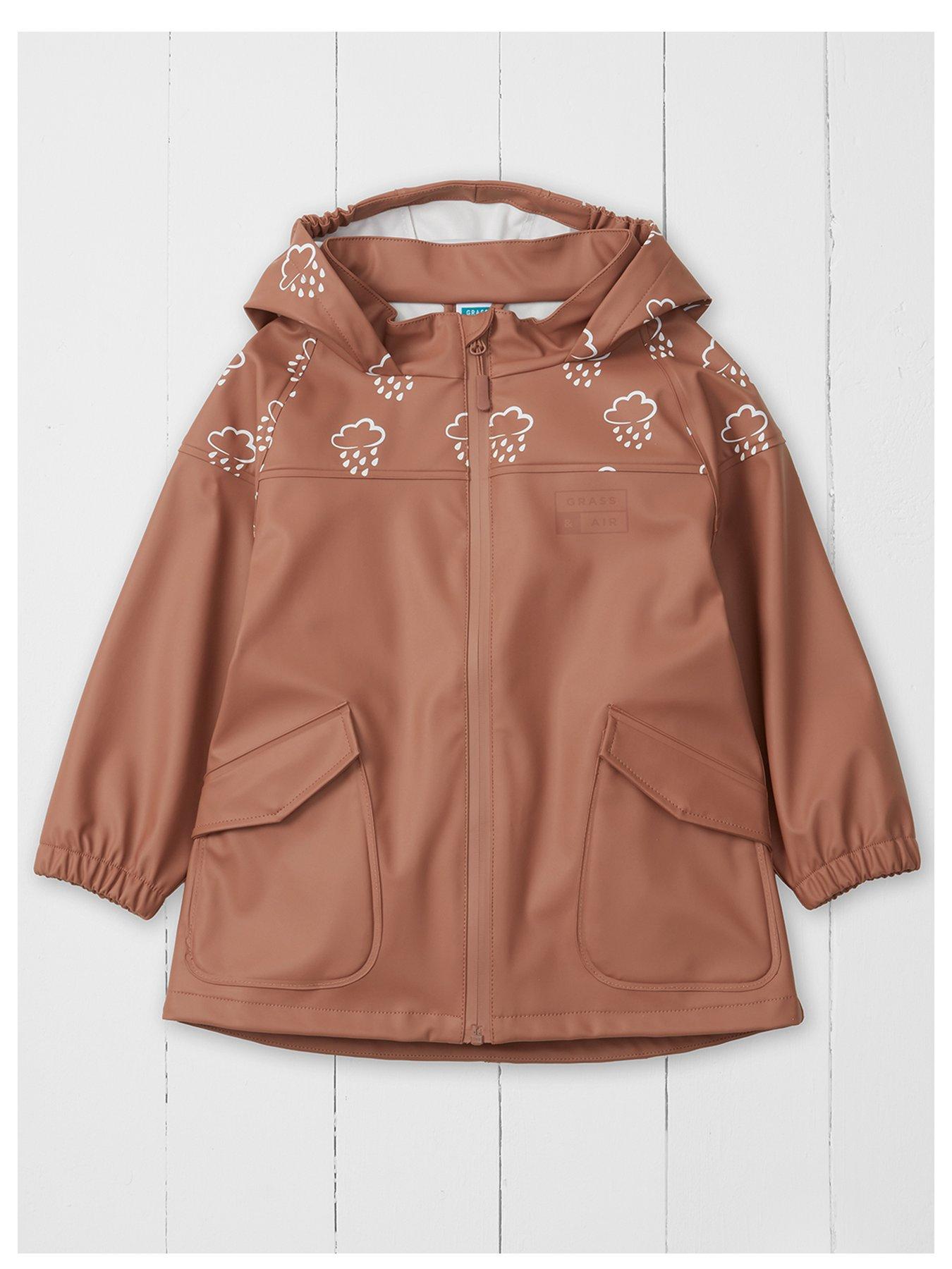  image of grass-air-infant-junior-colour-changing-rainster-jacket-pink