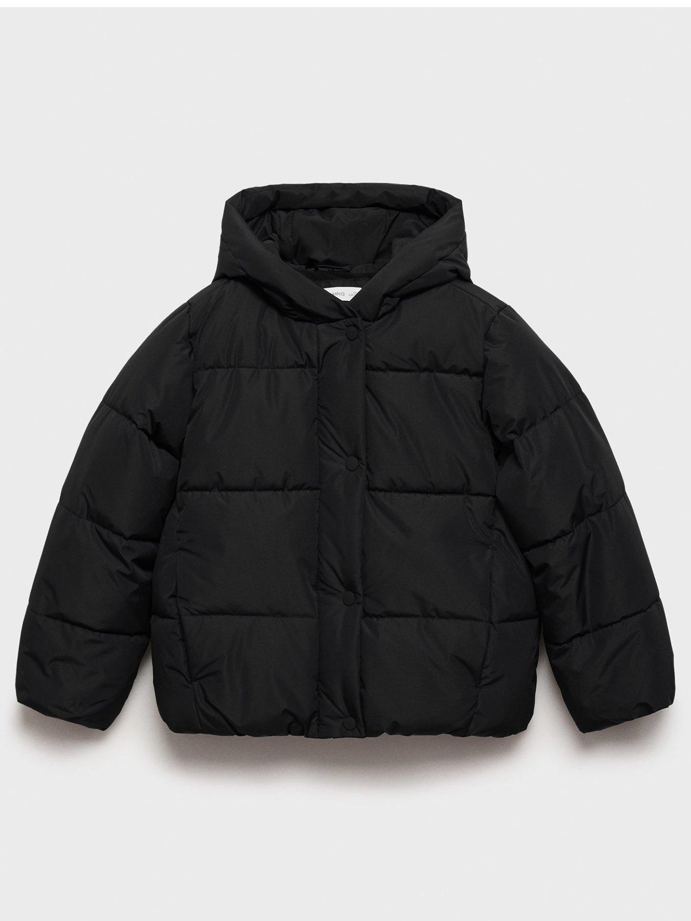mango-girls-padded-coat-black