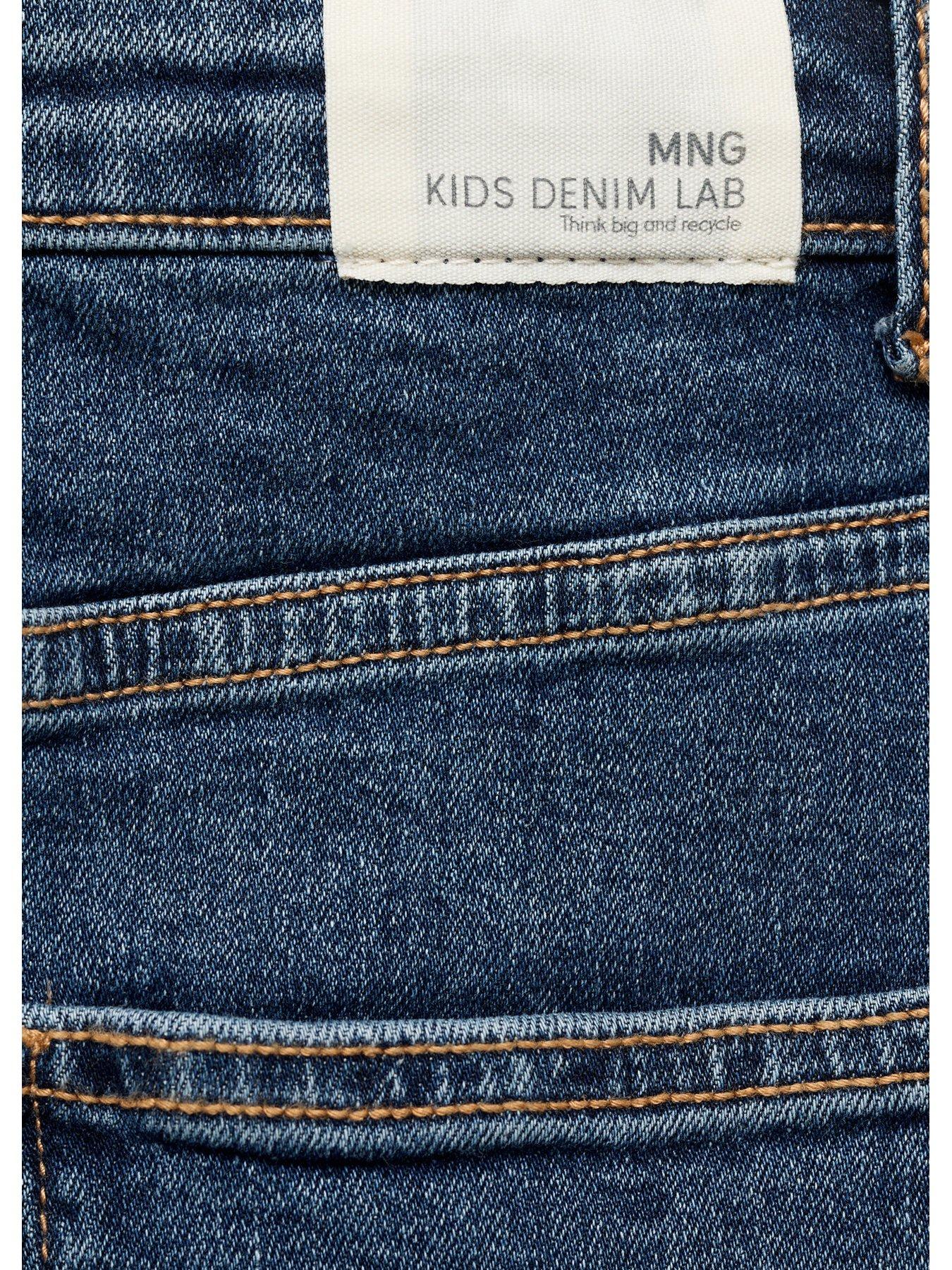 Image 3 of 4 of Mango Girls Denim Skirt - Dark Blue