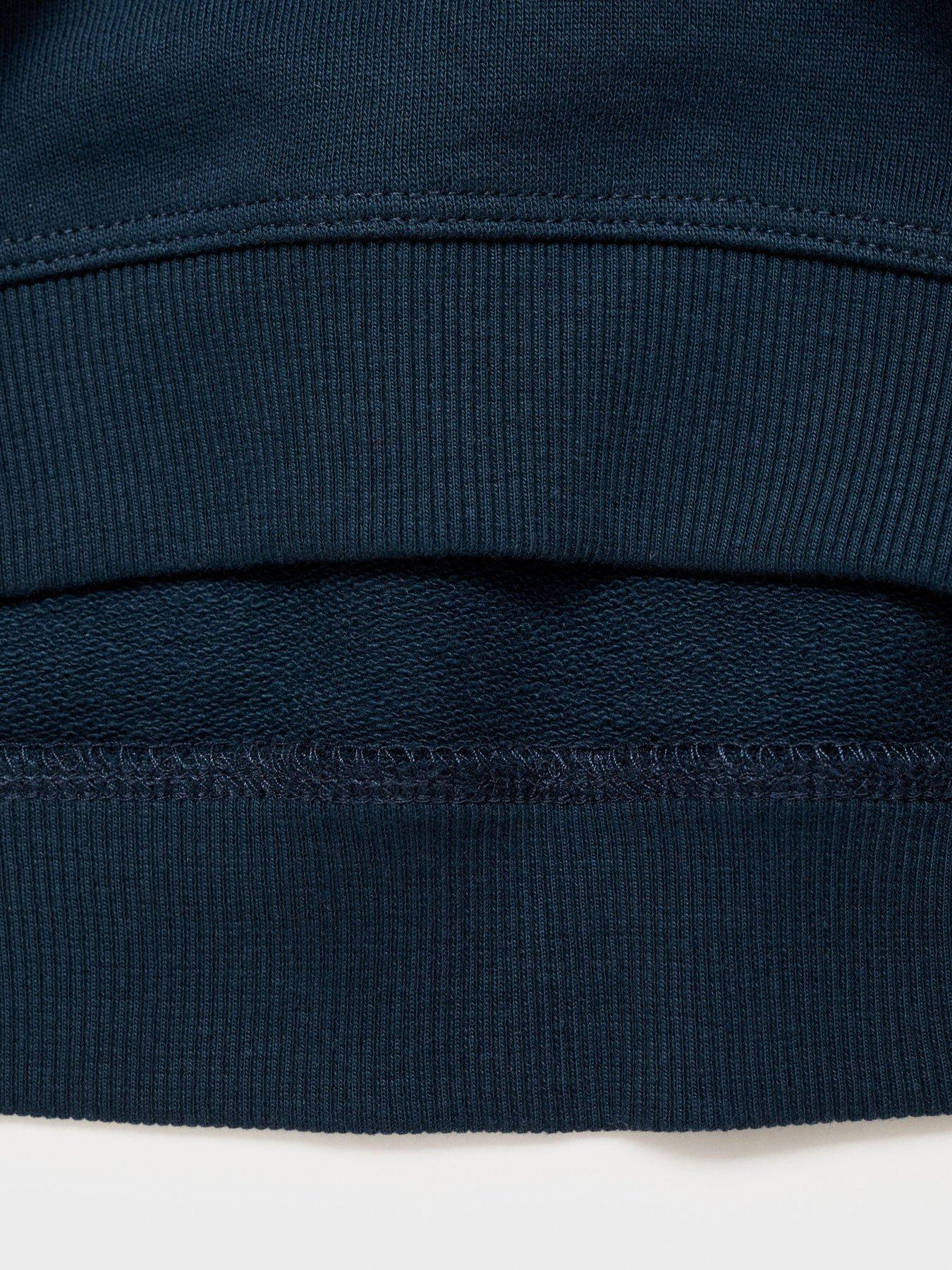 Image 3 of 4 of Mango Younger Boys Snoopy Co-Ord Hoody - Navy