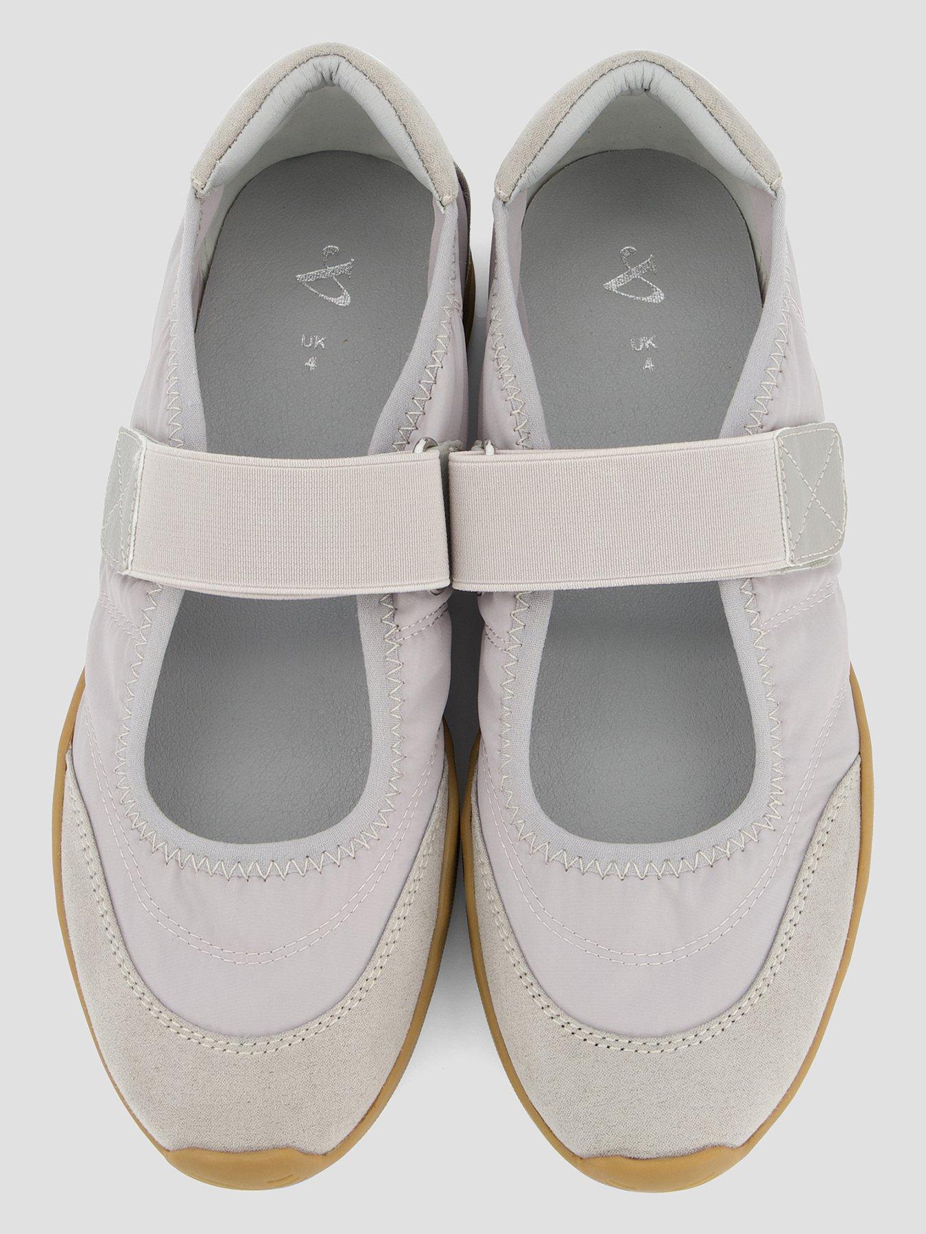 Image 3 of 7 of The Very Collection Ballet Trainer - Grey/Blue