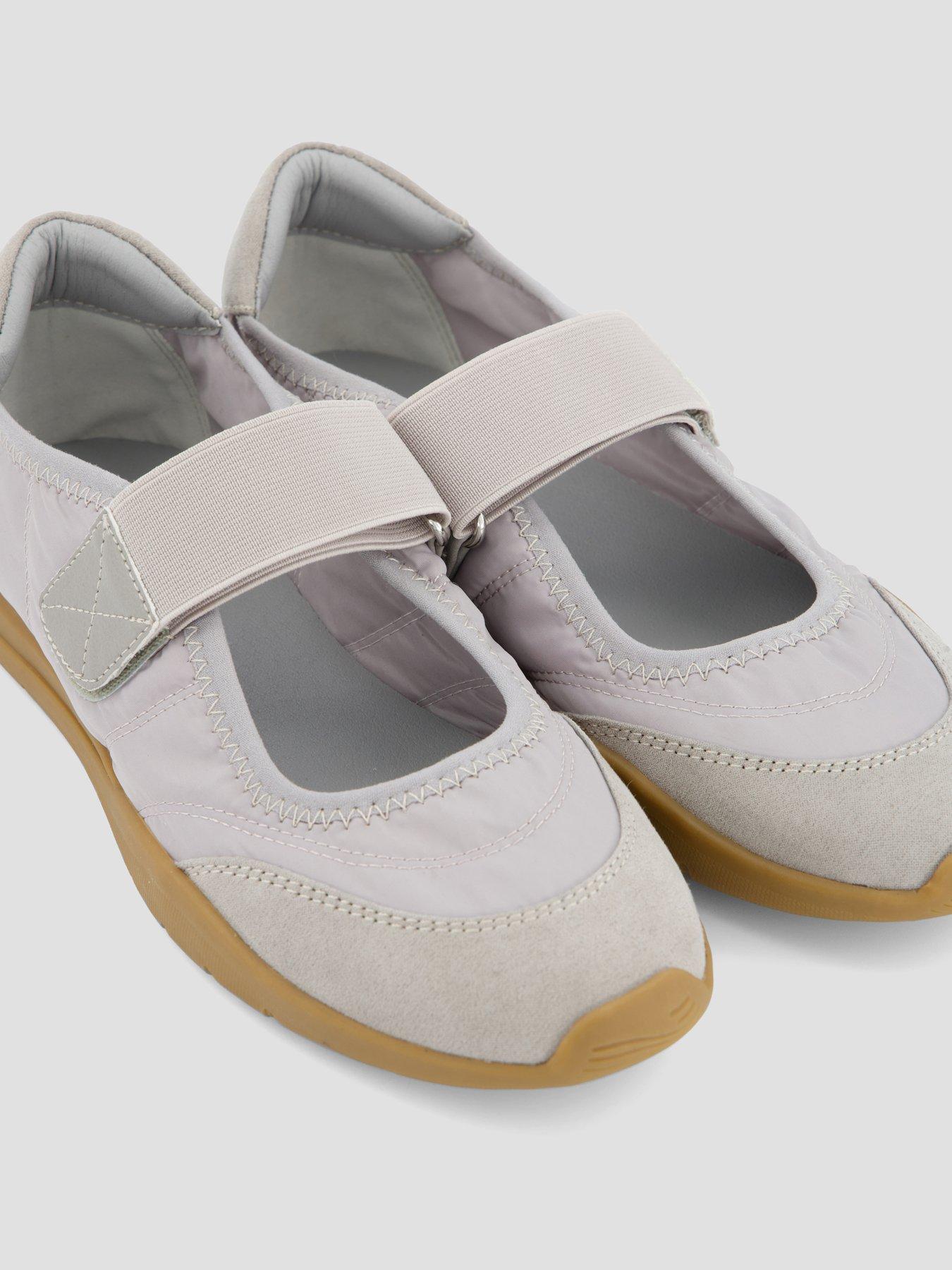 Image 5 of 7 of The Very Collection Ballet Trainer - Grey/Blue