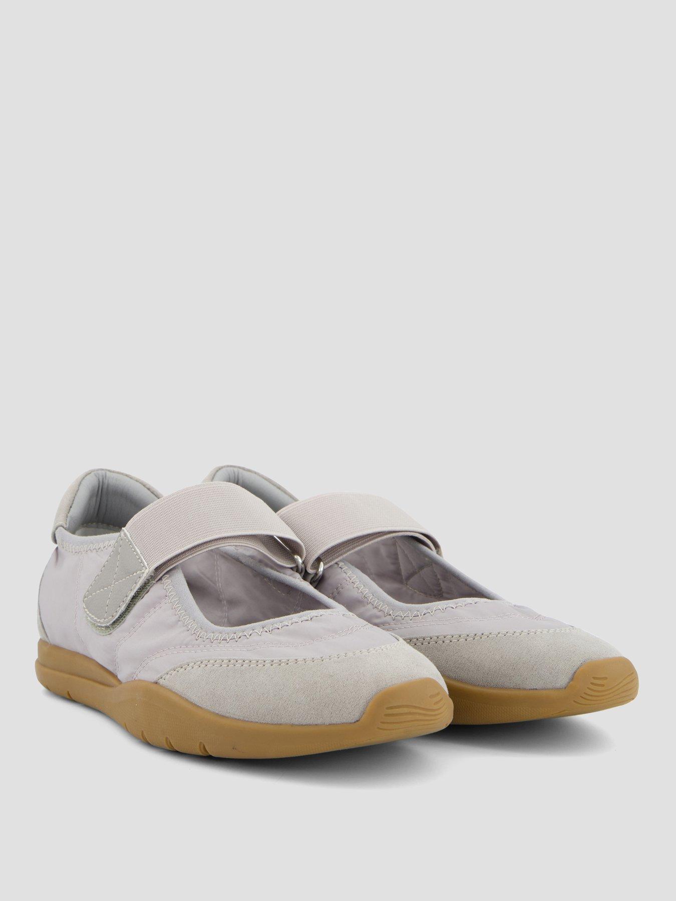 Image 6 of 7 of The Very Collection Ballet Trainer - Grey/Blue
