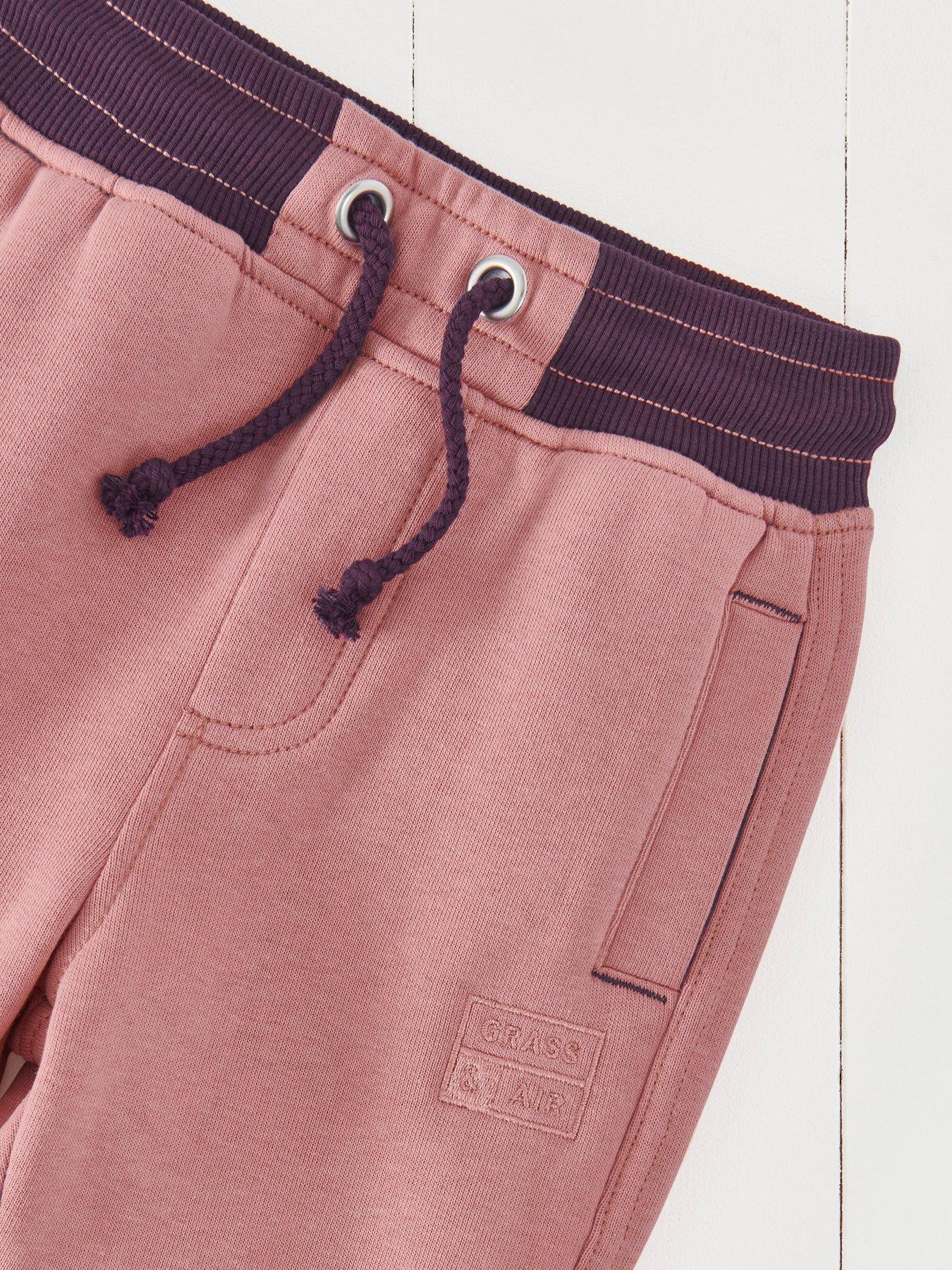 Image 4 of 5 of Grass & Air Infant/Junior Joggers - Rose Pink
