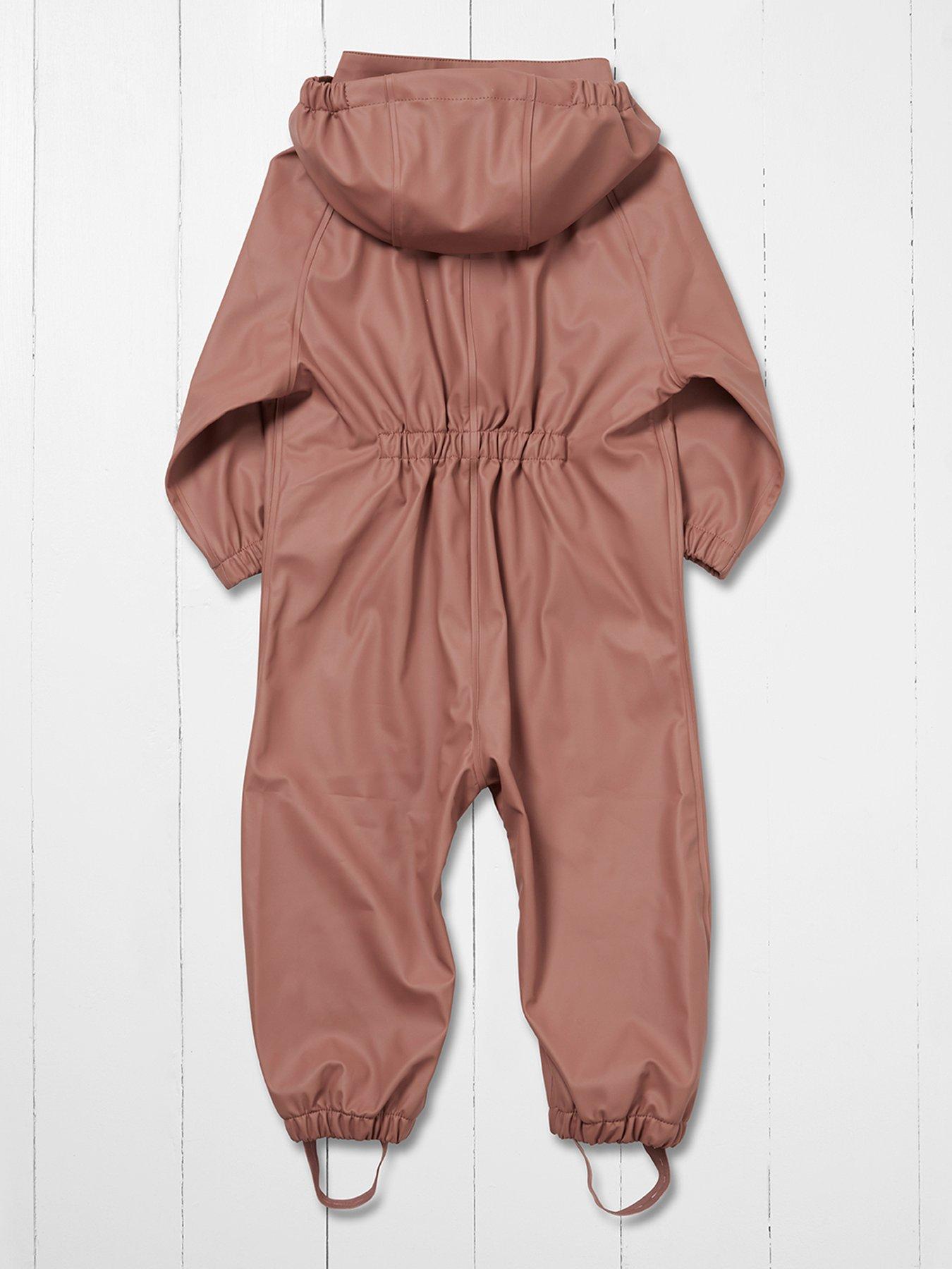  image of grass-air-infant-pu-puddlesuit-pink