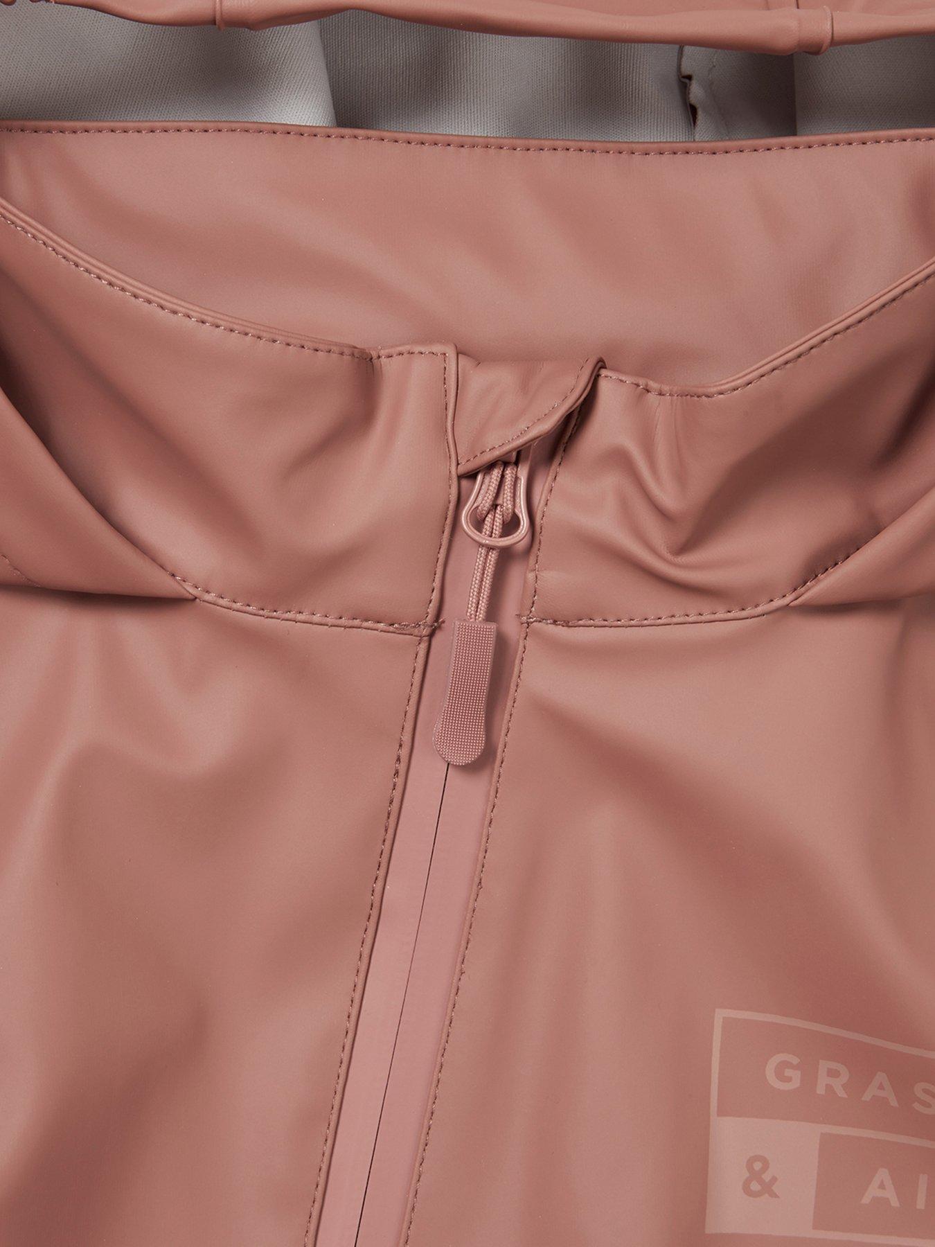  image of grass-air-infant-pu-puddlesuit-pink