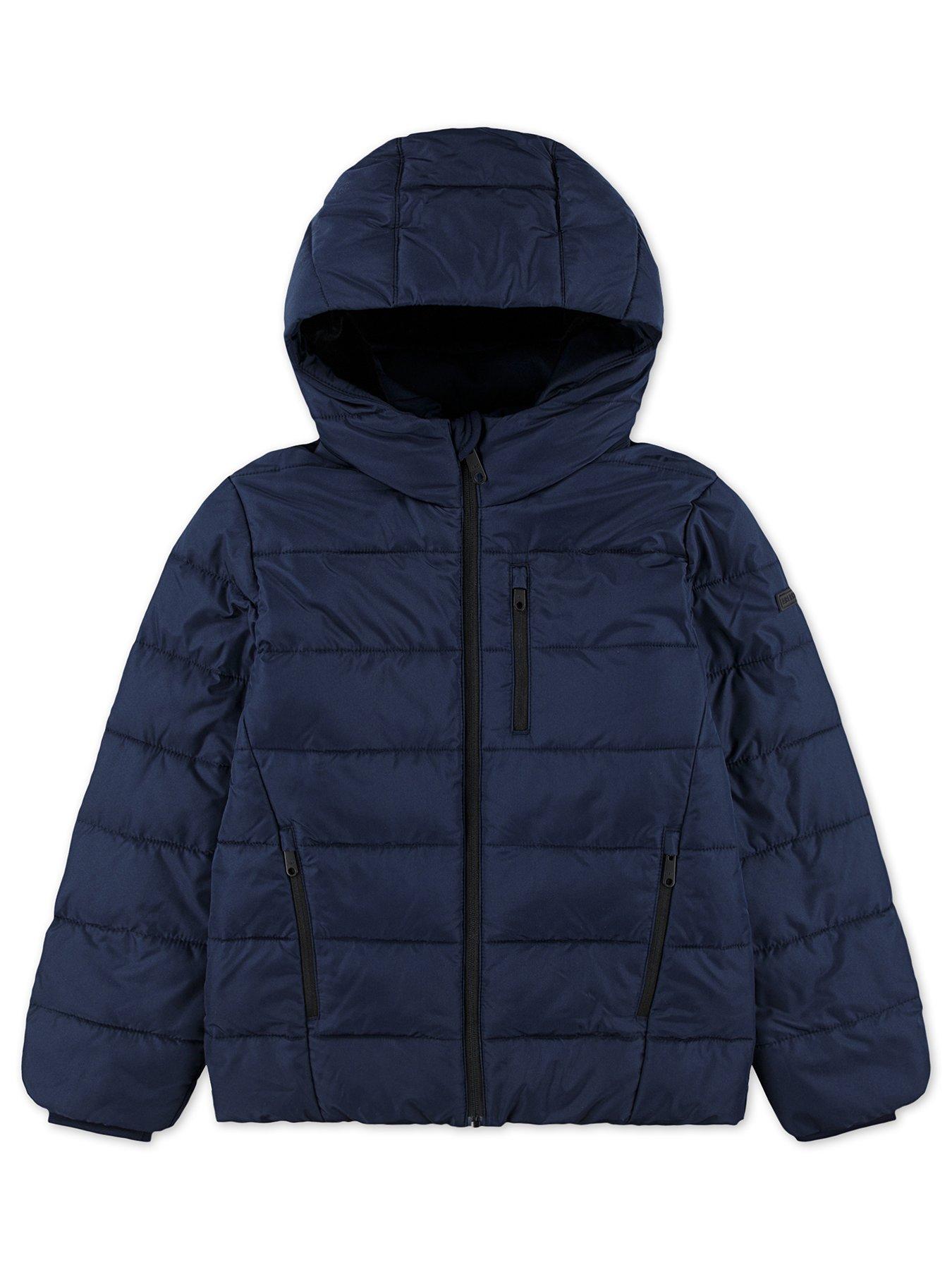 Image 1 of 4 of Abercrombie & Fitch Boys Midweight Padded Jacket - Blue