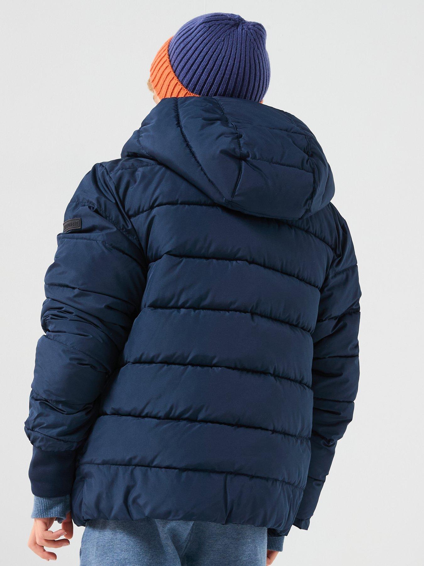 Image 2 of 5 of Abercrombie & Fitch Boys Midweight Padded Jacket - Blue