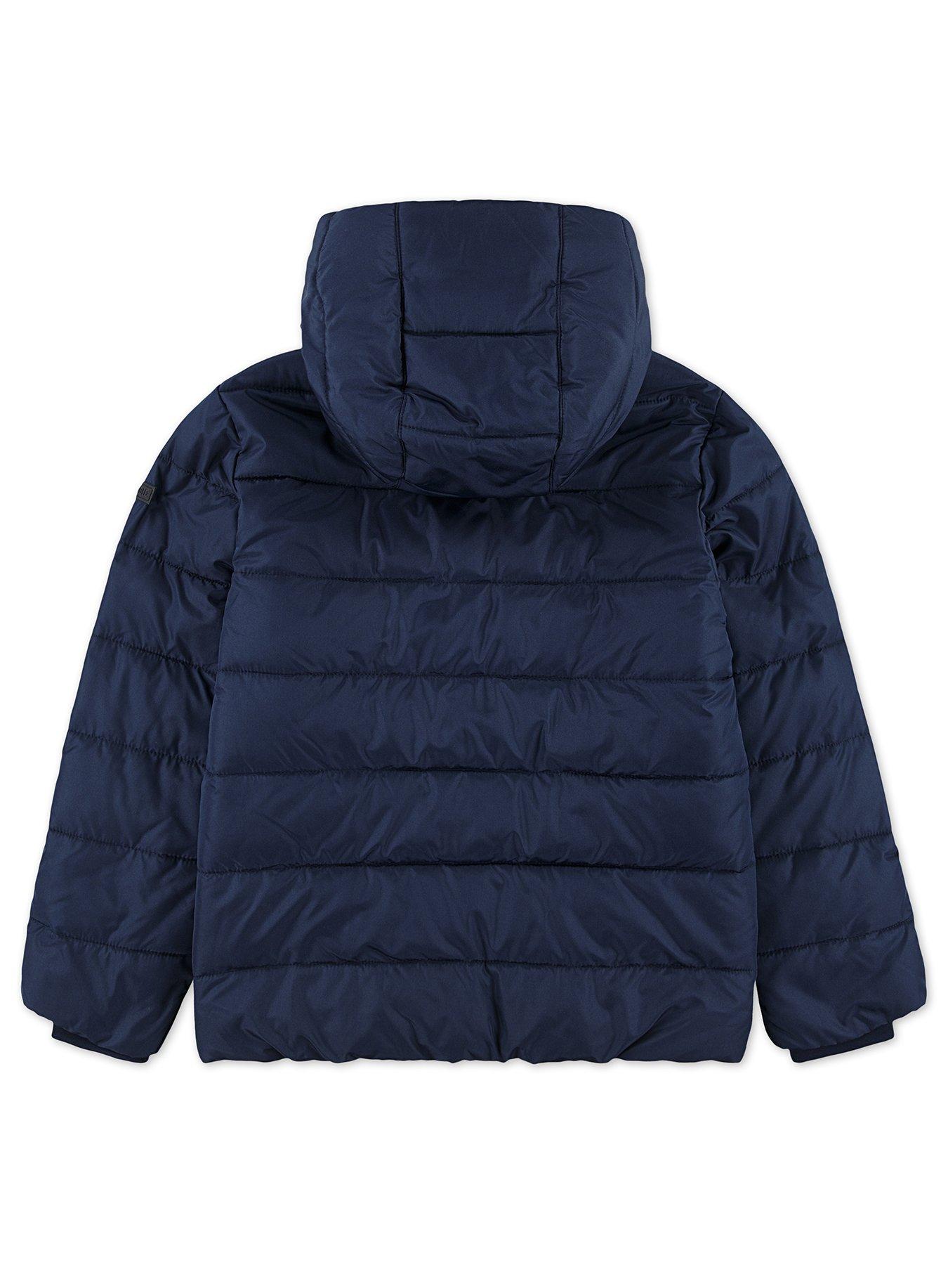Image 2 of 4 of Abercrombie & Fitch Boys Midweight Padded Jacket - Blue