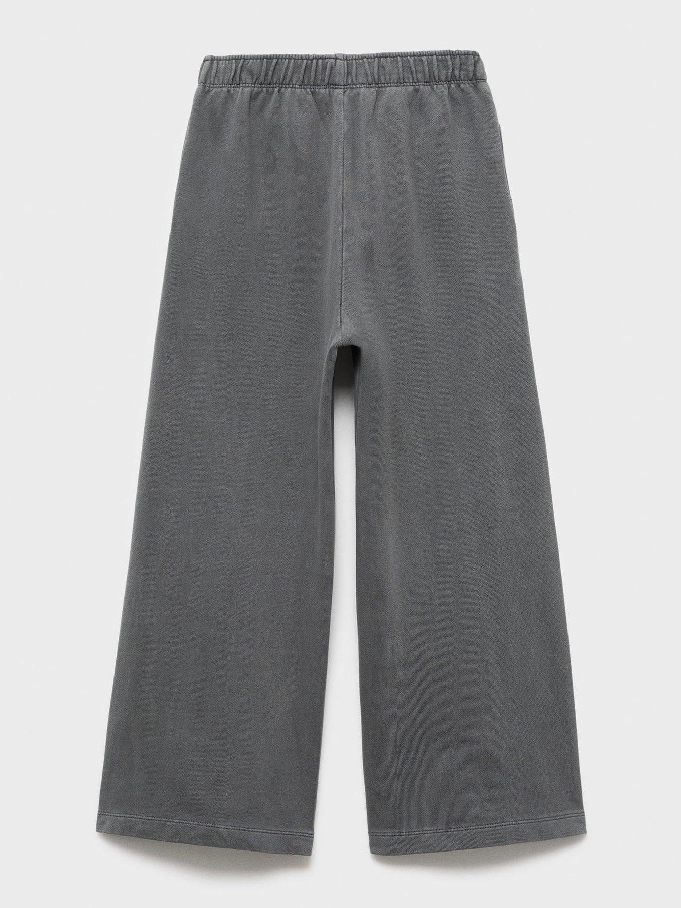 Image 2 of 4 of Mango Girls NY Co-Ord Joggers - Dark Grey