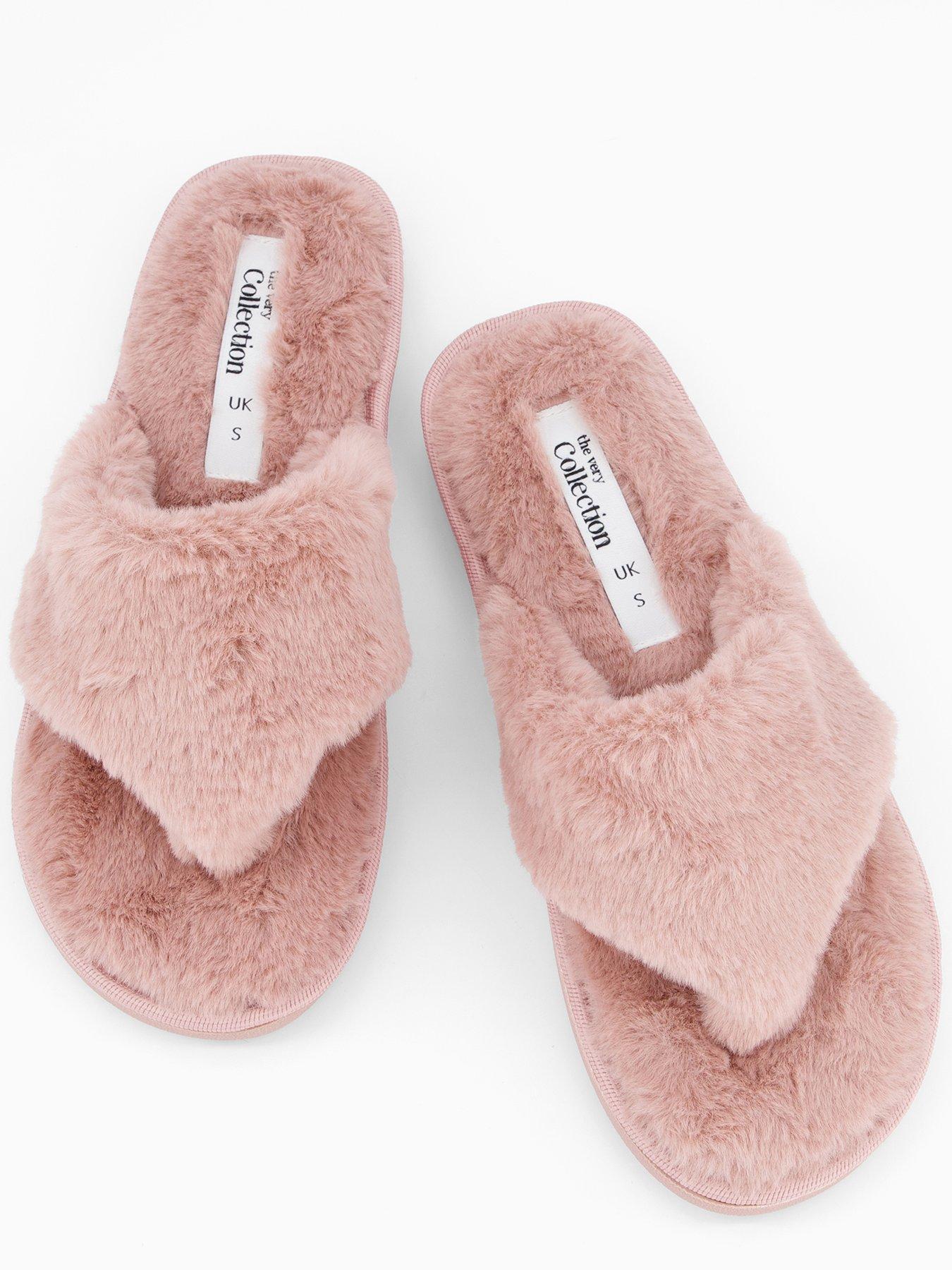 Image 4 of 7 of The Very Collection Toe Post Slipper - Pink