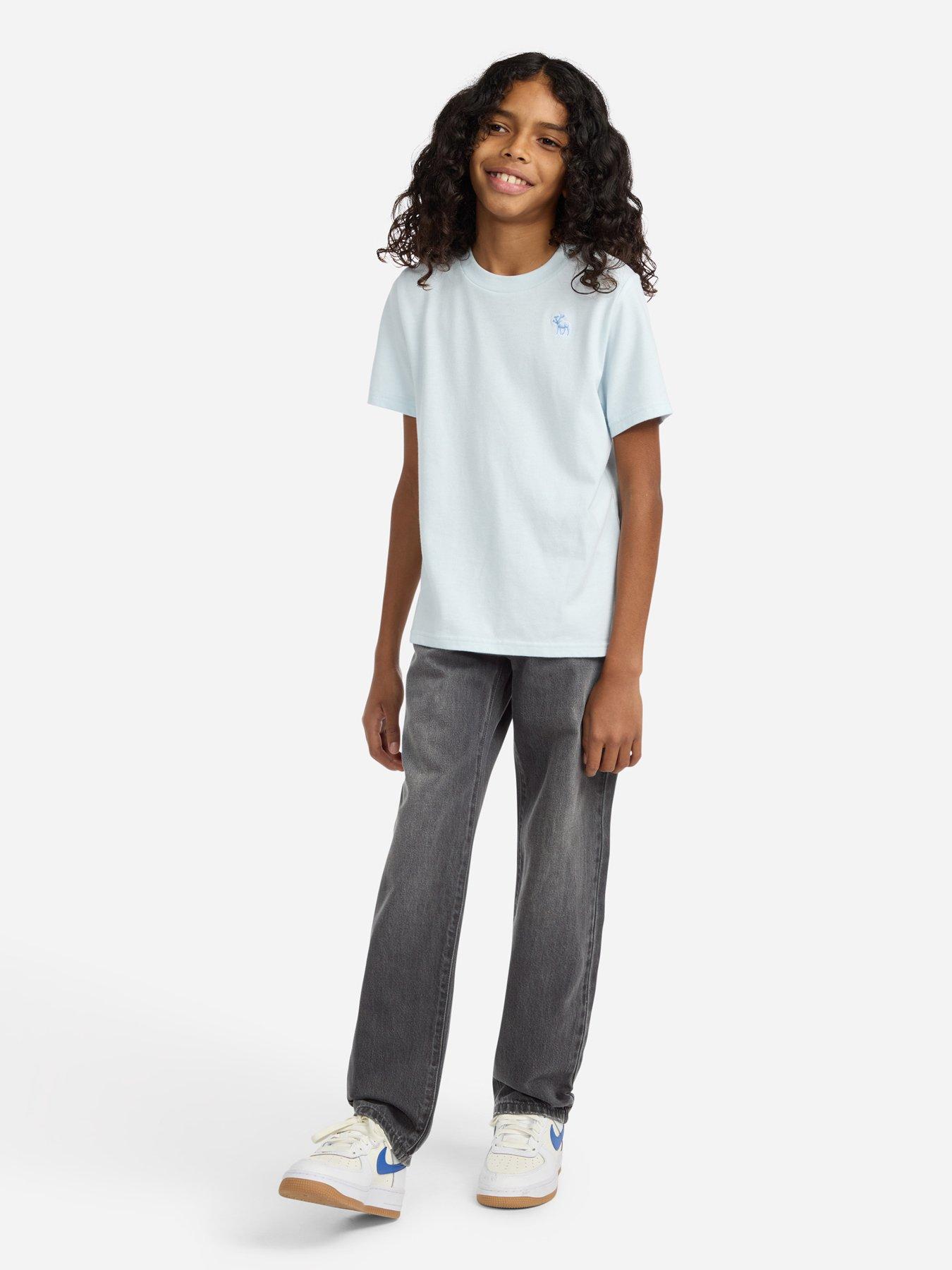 undefined Boys Loose Fit Jeans - Grey