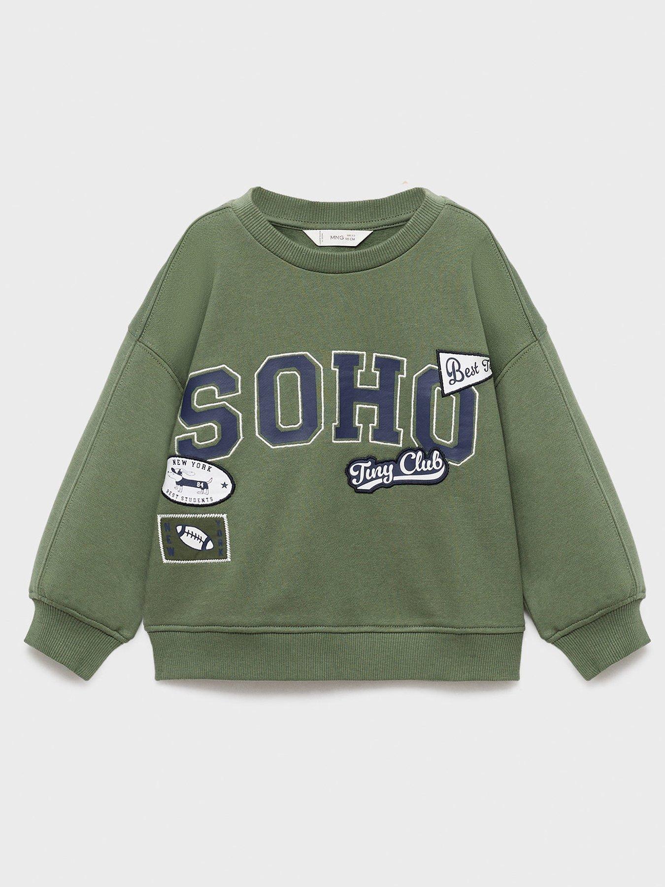 undefined Younger Boys Soho Co-Ord Sweat - Green