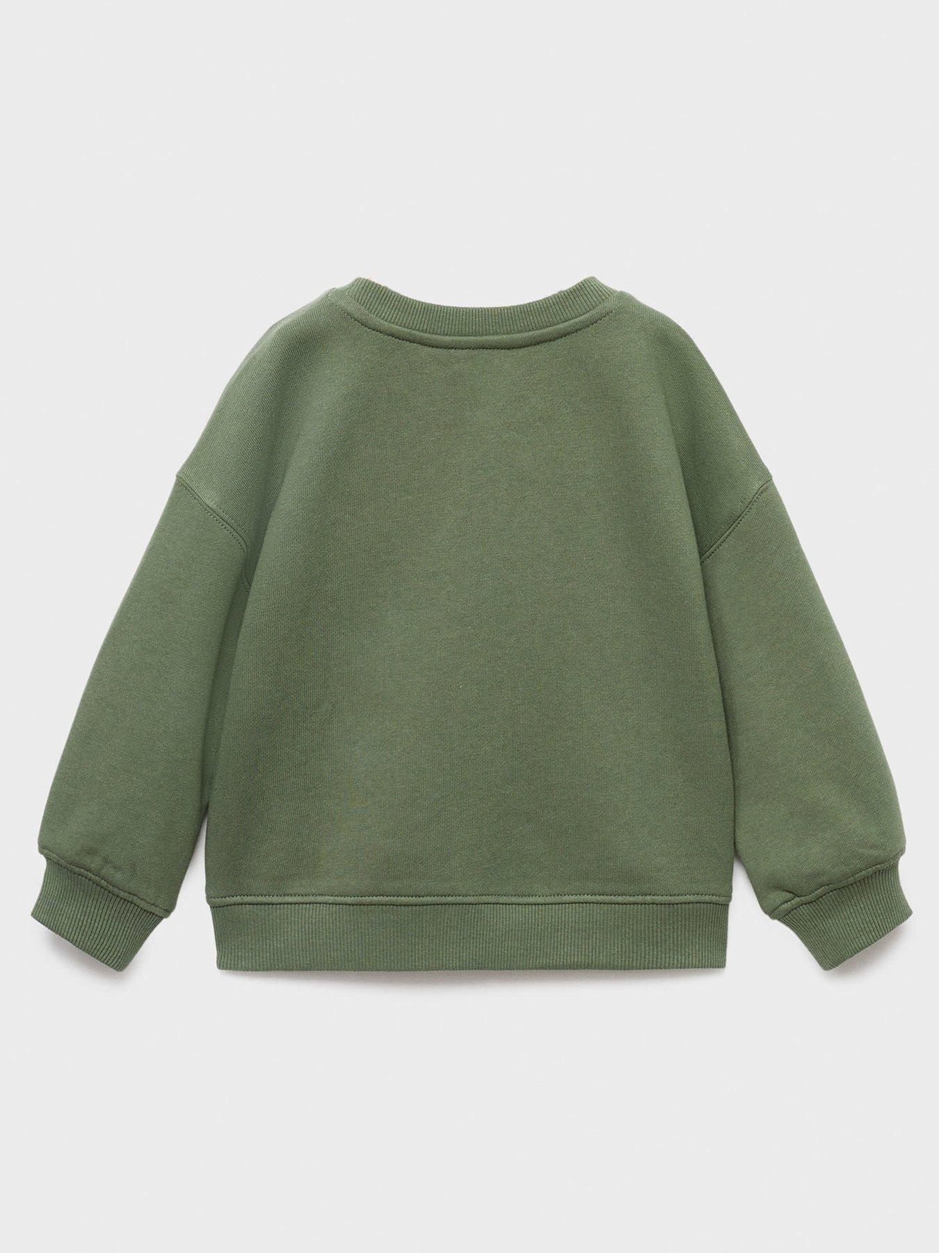 Image 2 of 4 of Mango Younger Boys Soho Co-Ord Sweat - Green