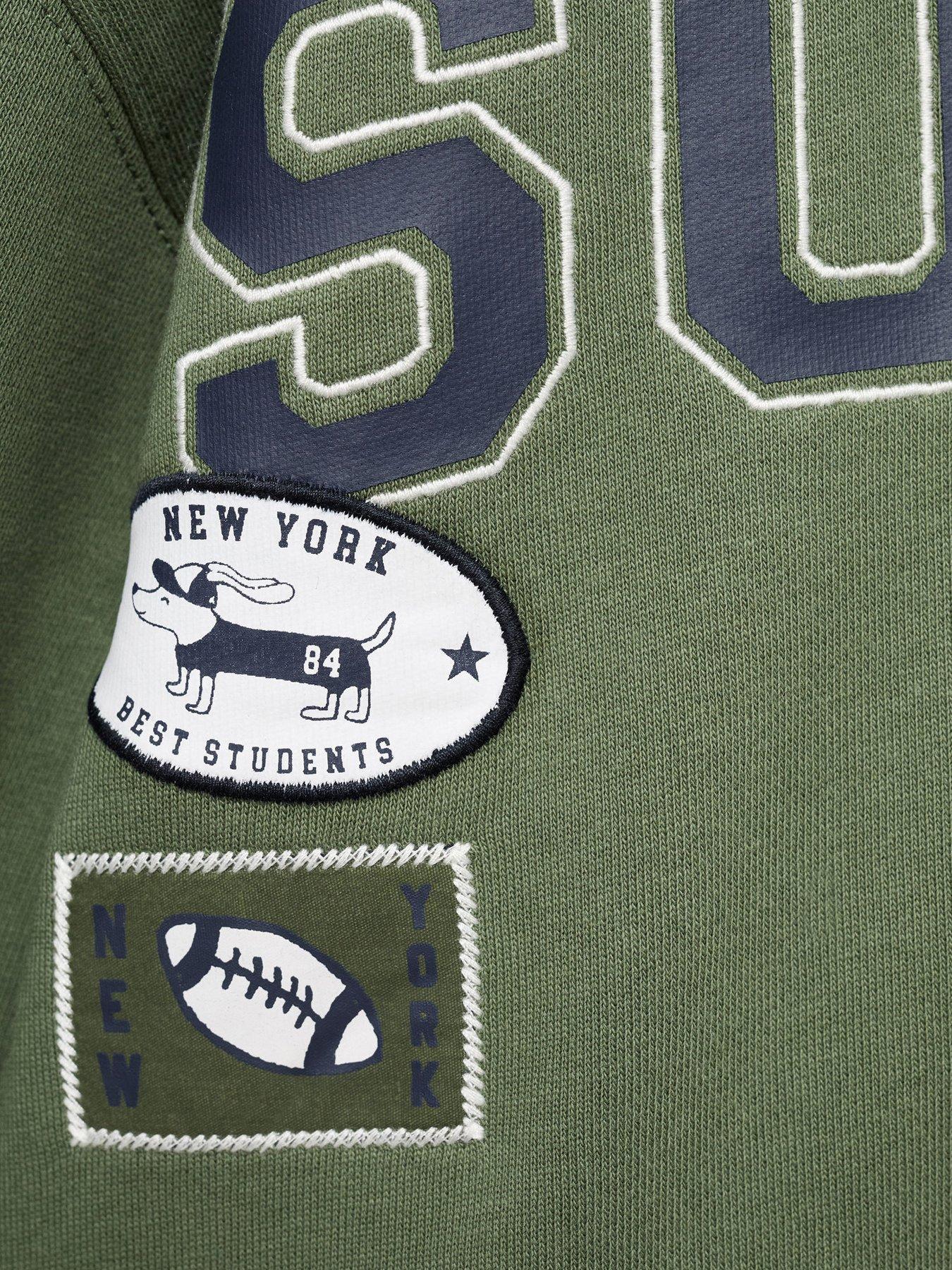 Image 4 of 4 of Mango Younger Boys Soho Co-Ord Sweat - Green