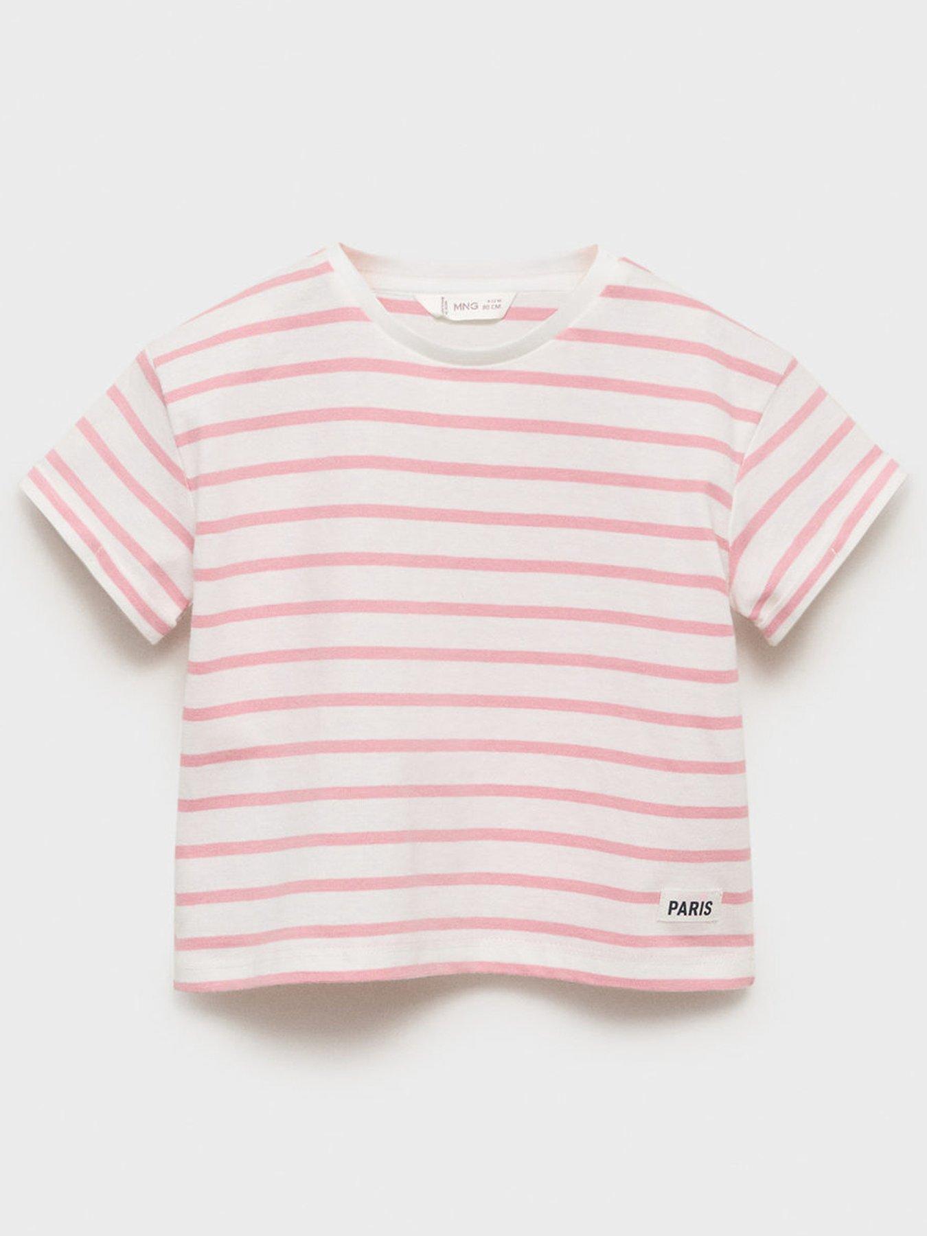 mango-younger-girls-stripe-short-sleeve-t-shirt-pink