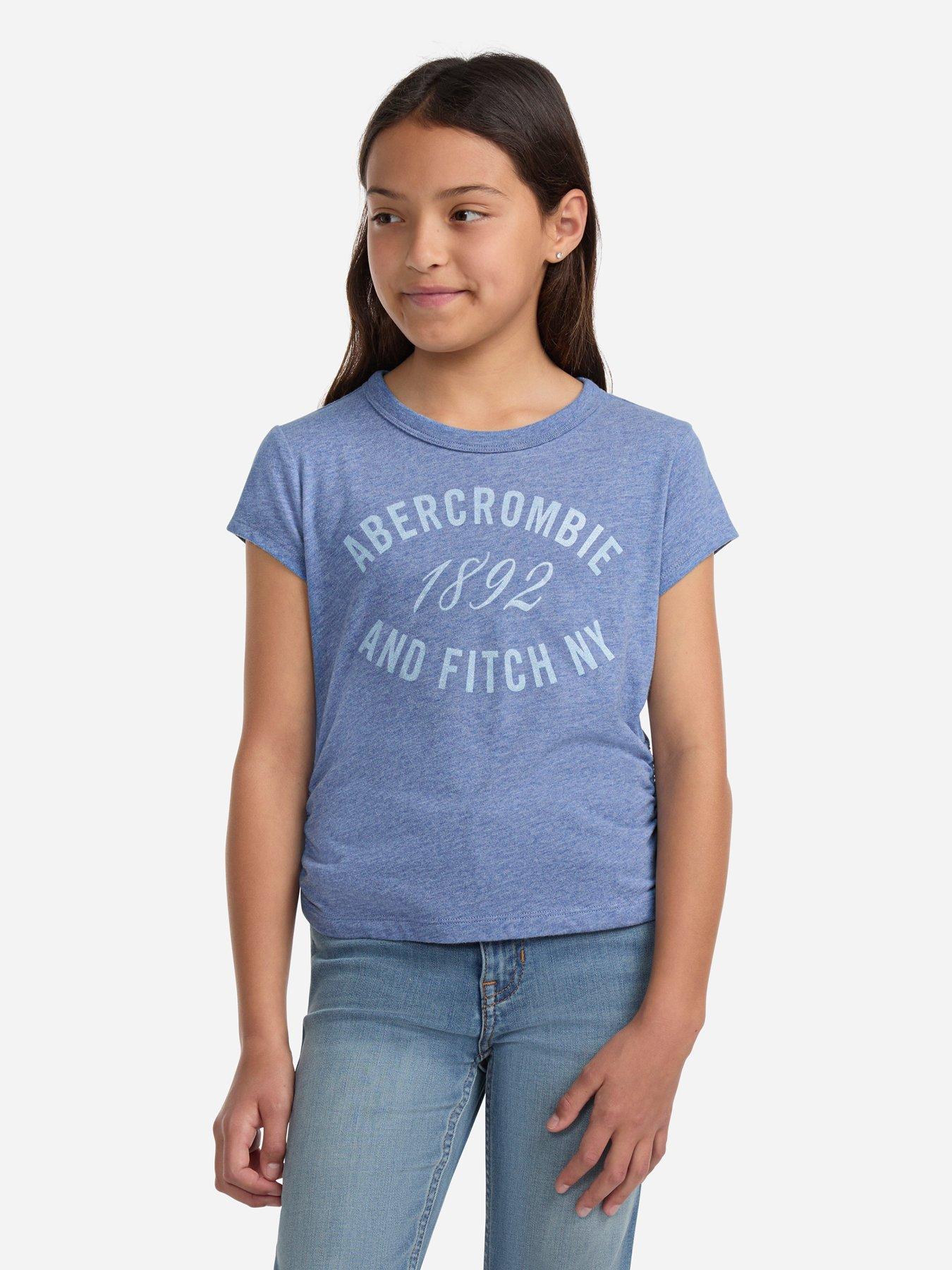 undefined Girls 1892 Ruched Short Sleeve T-Shirt - Blue