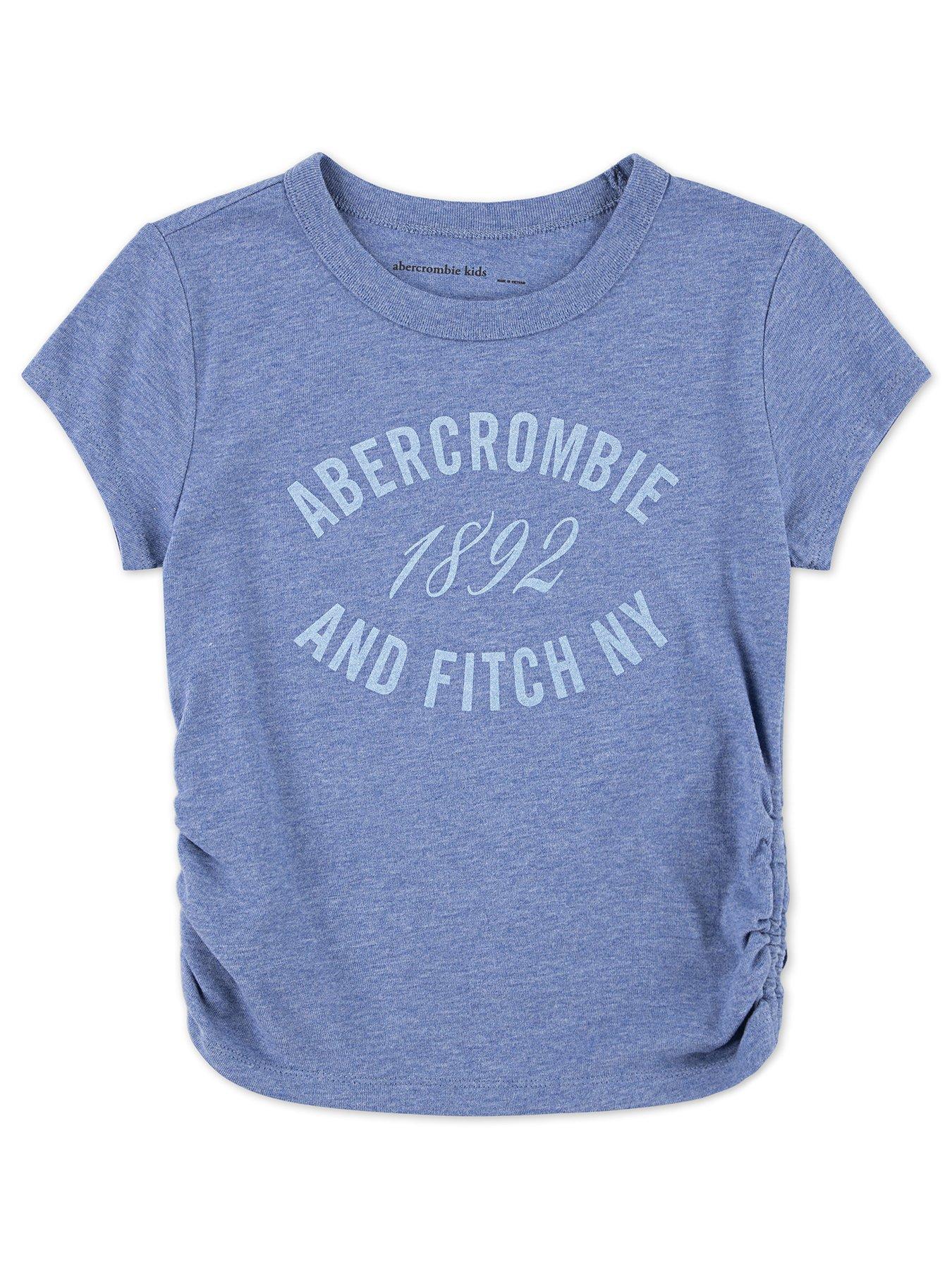 undefined Girls 1892 Ruched Short Sleeve T-Shirt - Blue