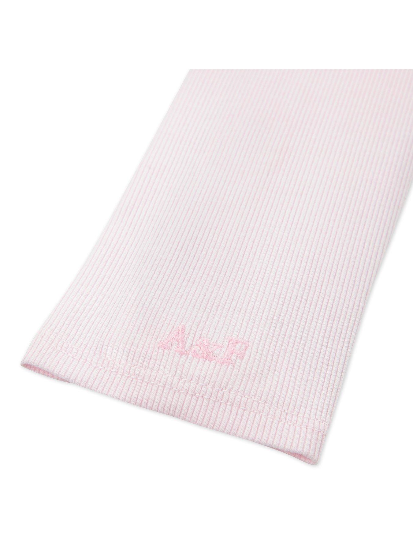 Image 6 of 6 of Abercrombie & Fitch Girls Asymmetrical Ruched Long Sleeve - Pink