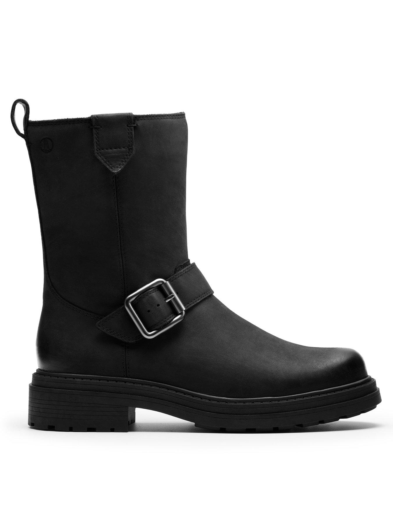 Clarks Orinoco3 Bay Leather Calf Boots - Black