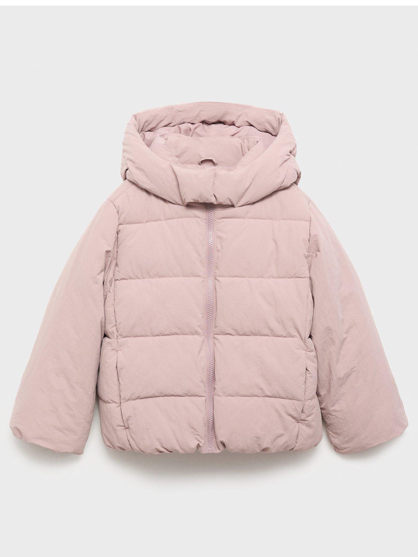 undefined Girls Padded Coat - Pink