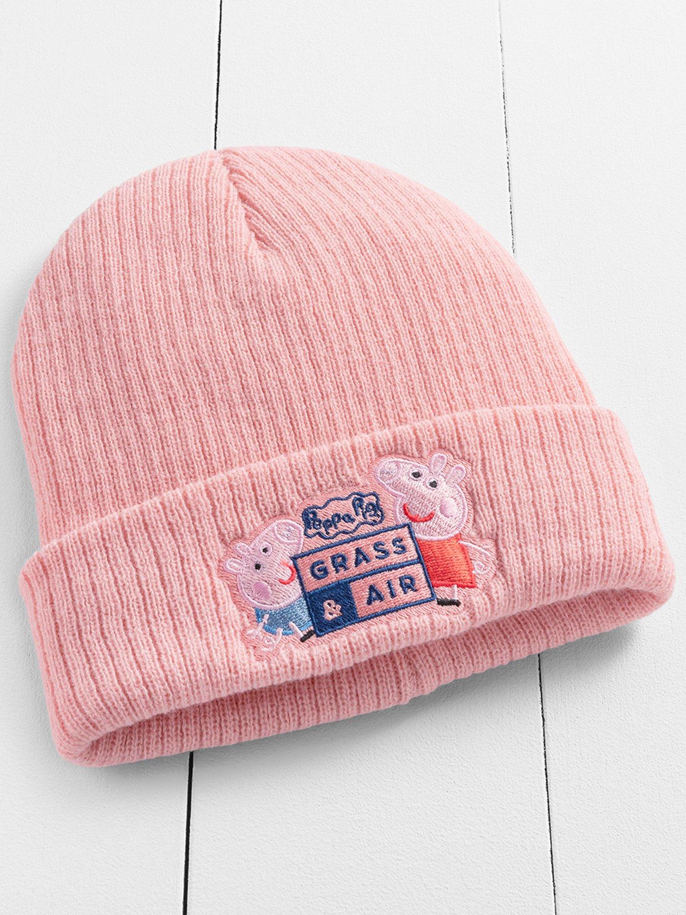 undefined Infant/ Junior Peppa Pig Lined Beanie - Pink