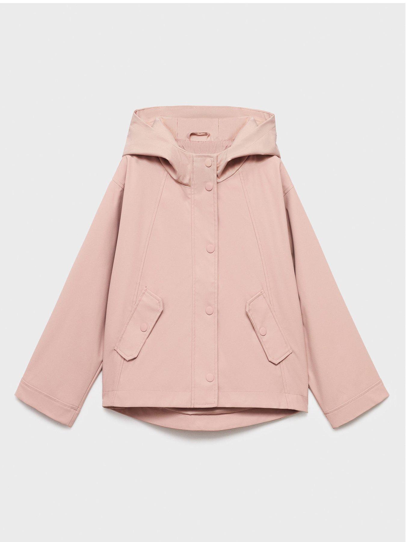 Mango Girls Hooded Jacket - Pink