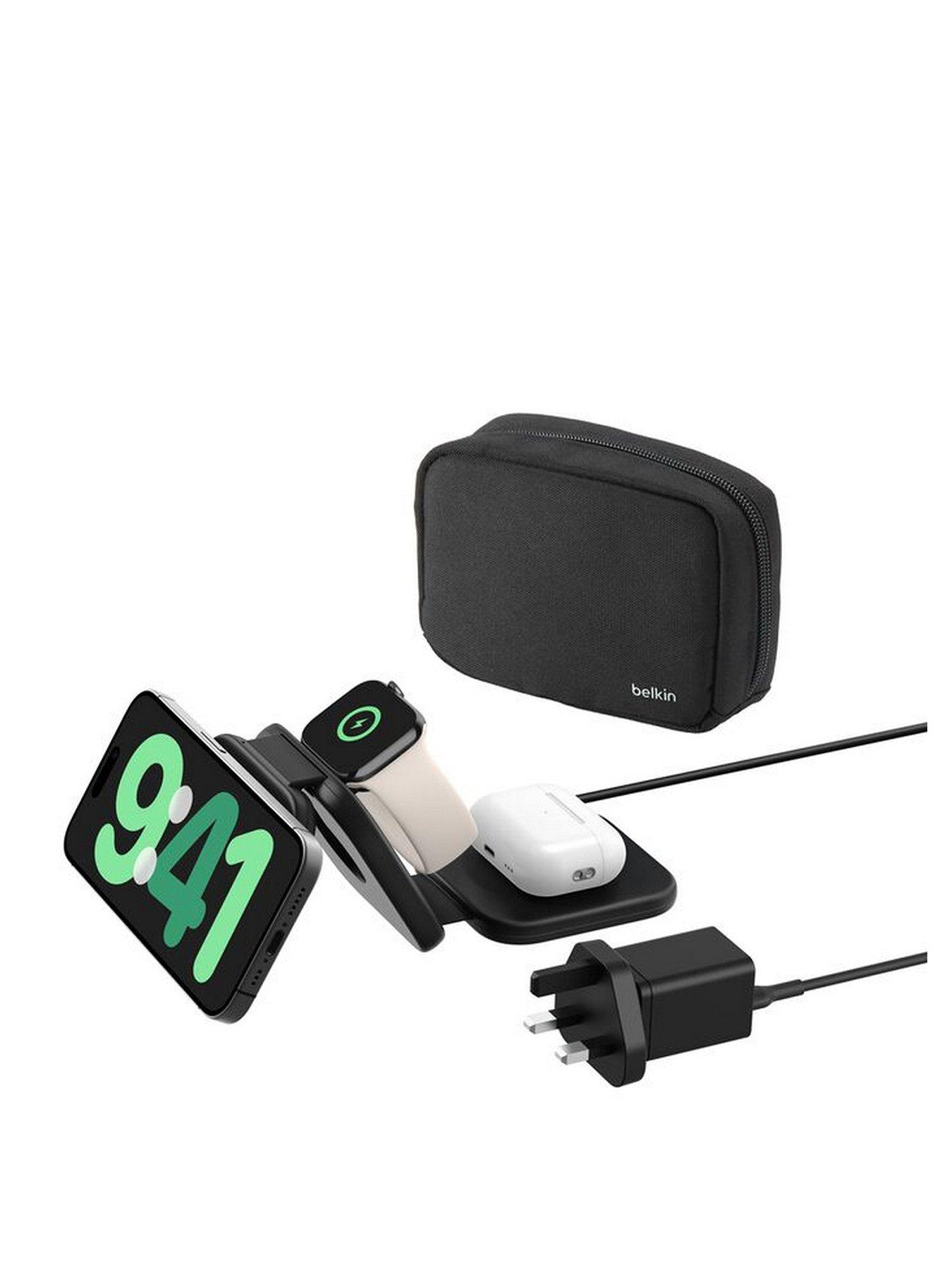 Belkin Boost Charge Pro 3 In 1 Folding Travel Wireless Charging Pad With Qi2 Magnetic 15W