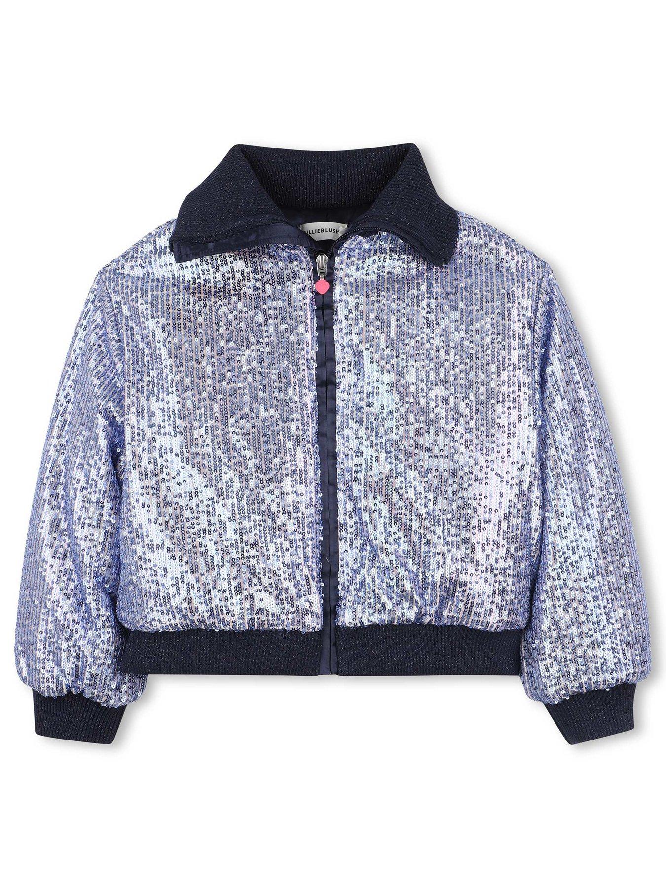 Billieblush Girls Sequin Jacket - Multi