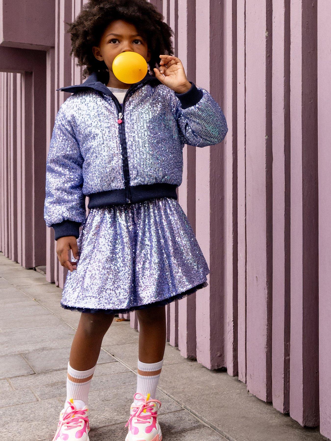 stillFront image of billieblush-girls-sequin-skirt-multi