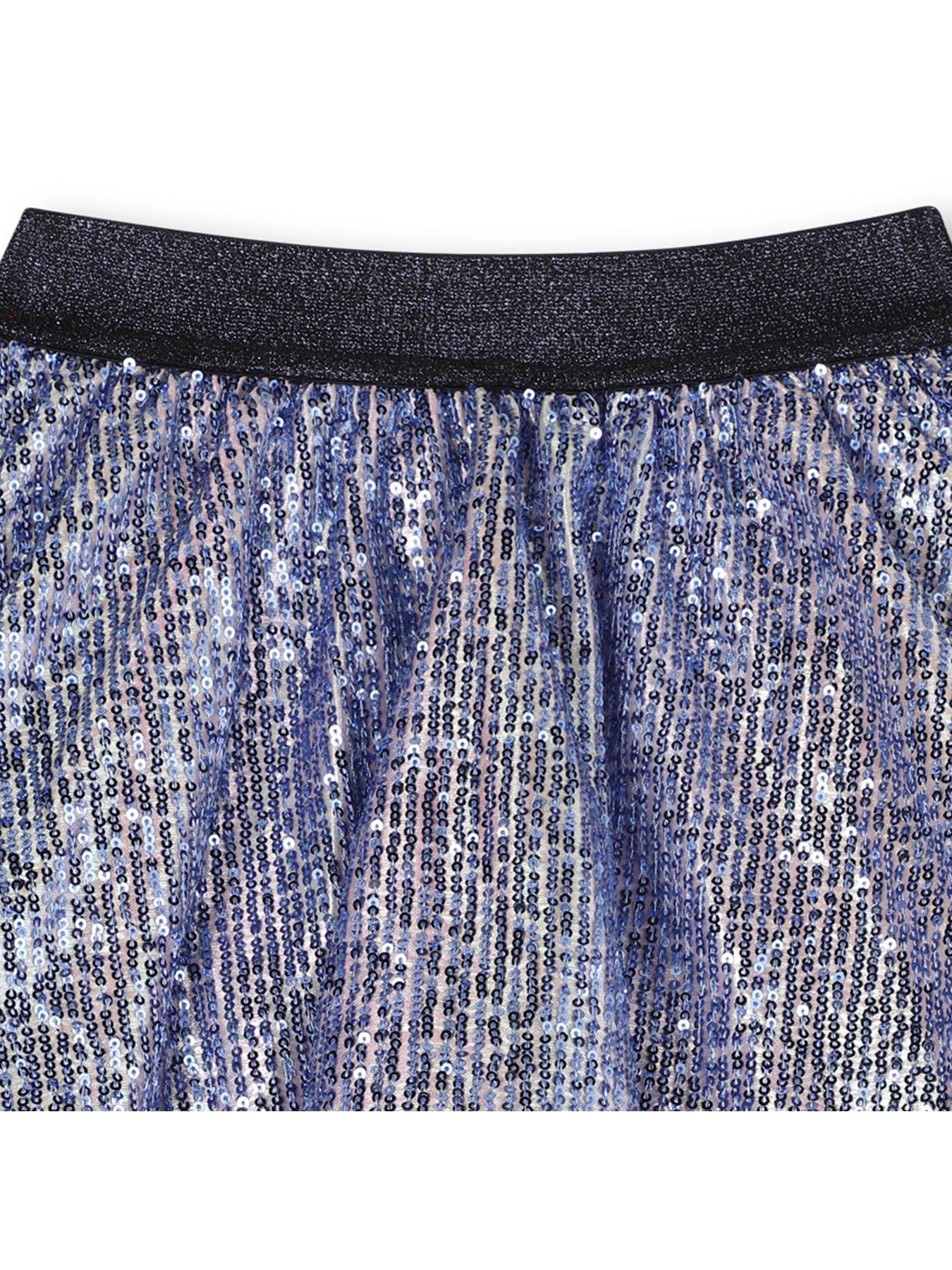  image of billieblush-girls-sequin-skirt-multi