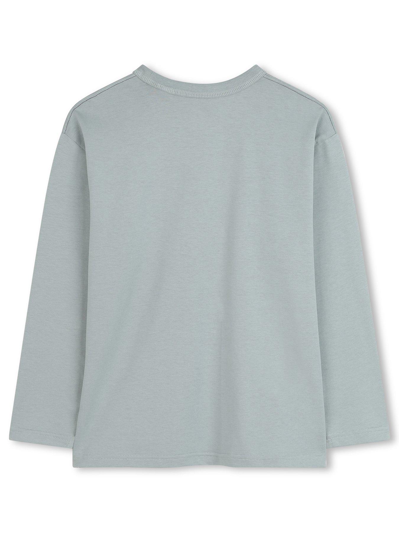  image of timberland-boys-long-sleeve-t-shirt-green