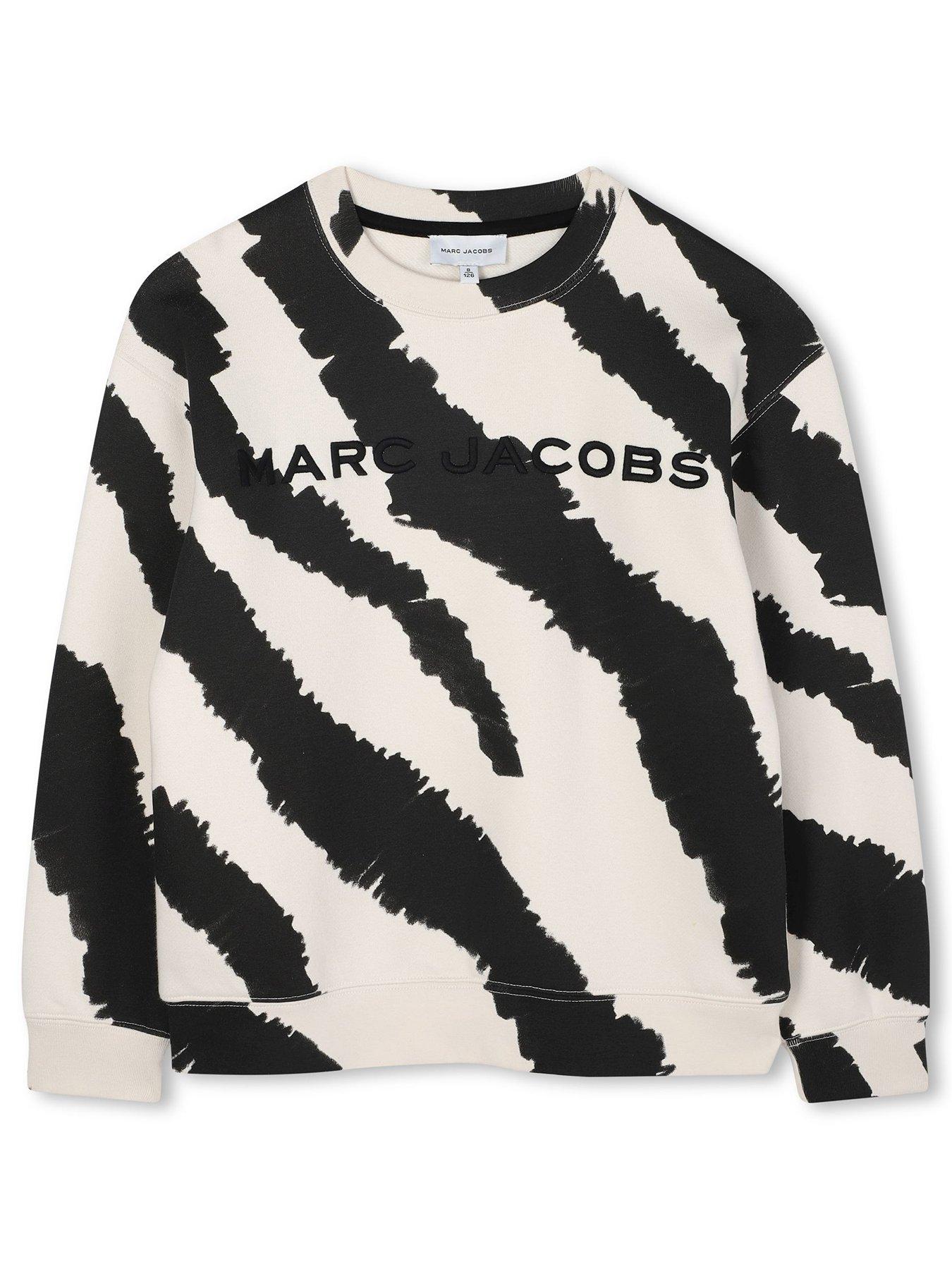 MARC JACOBS Boys Zebra Print Sweatshirt - Black