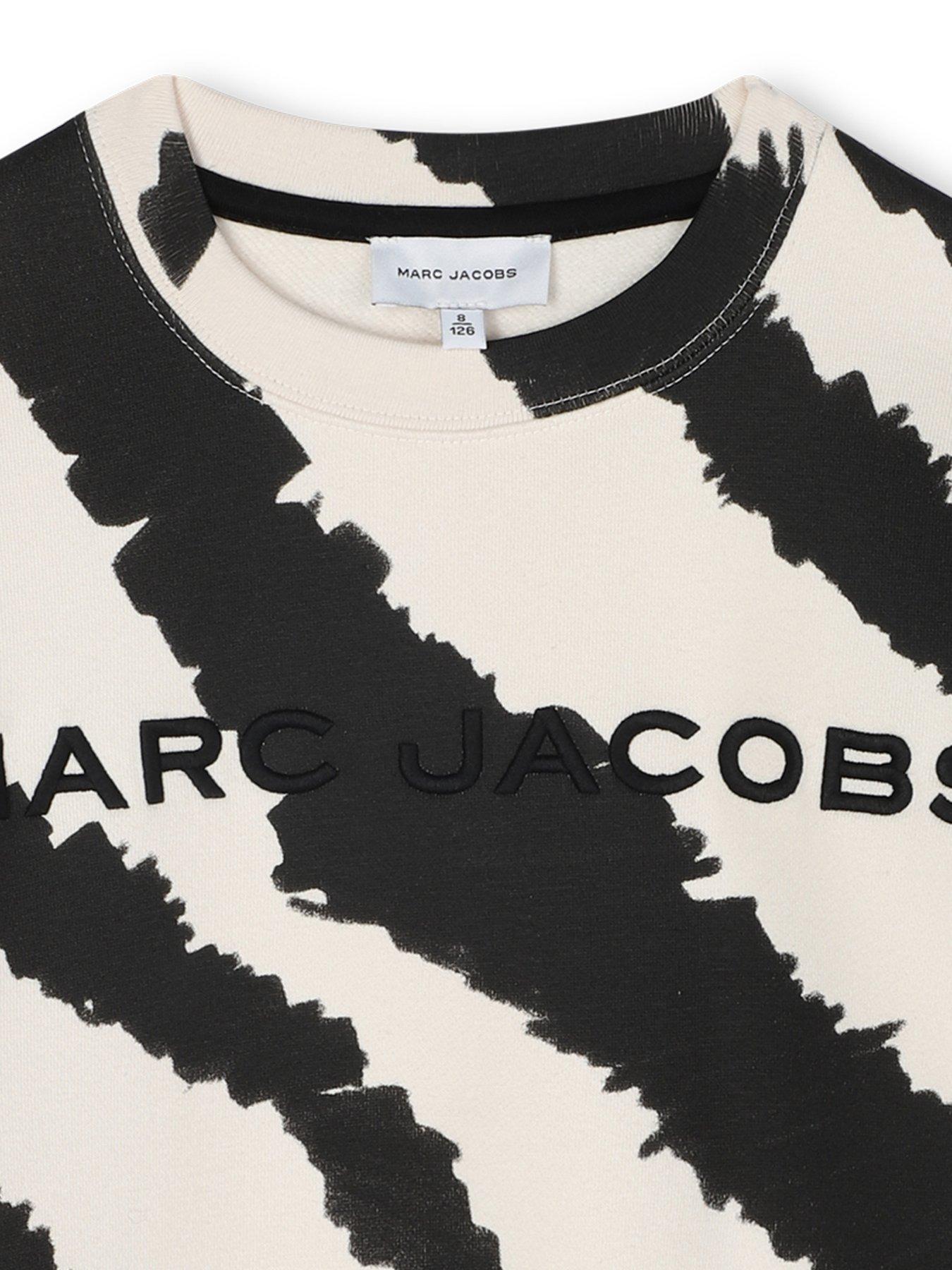 Image 4 of 4 of MARC JACOBS Boys Zebra Print Sweatshirt - Black