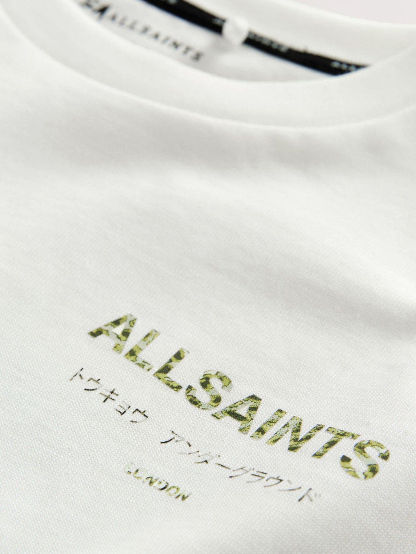 Image 6 of 6 of smALLSAINTS Boys Underground Camo Print T-Shirt - White