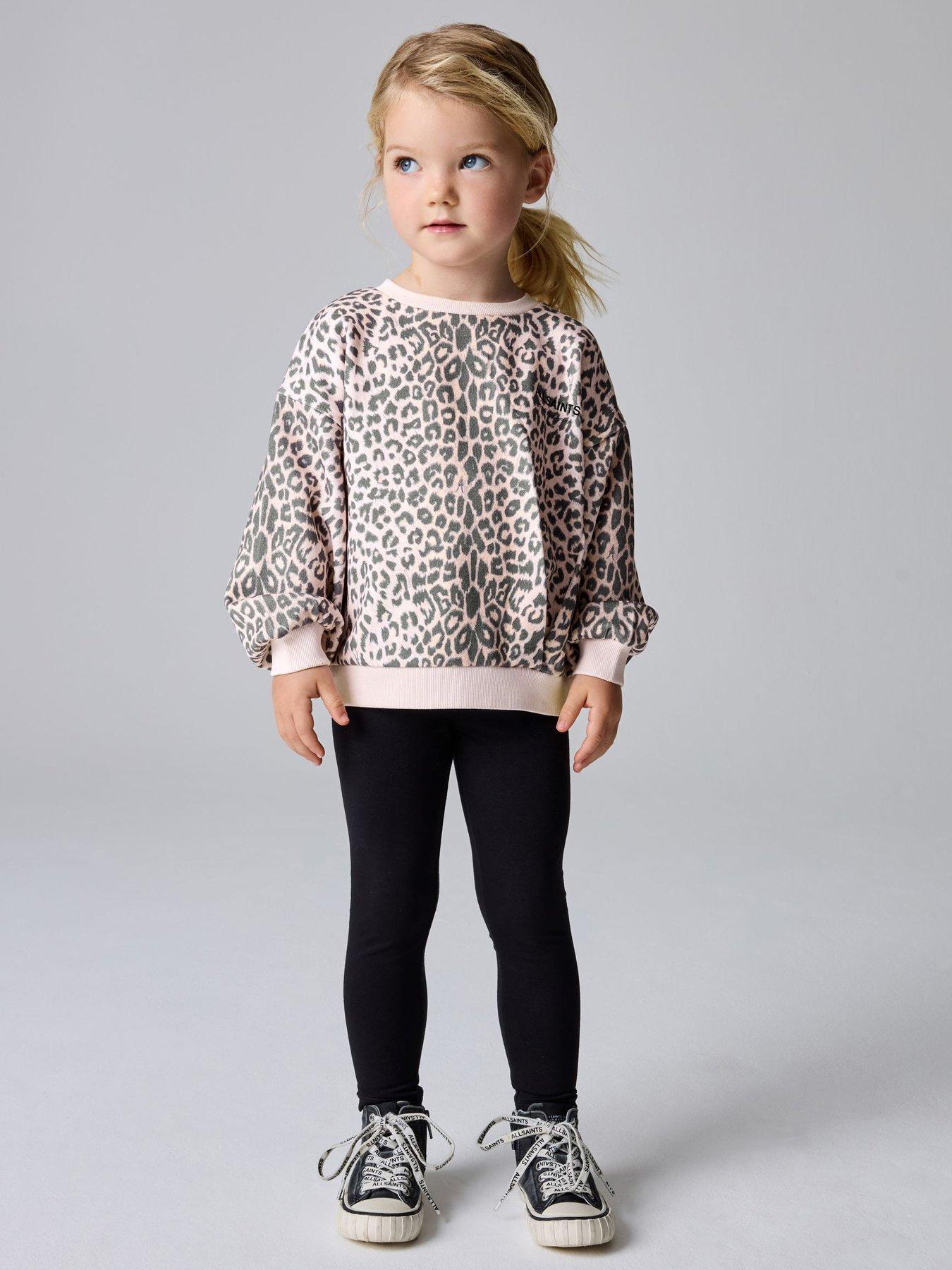  image of smallsaints-girls-sweat-top-set-pink