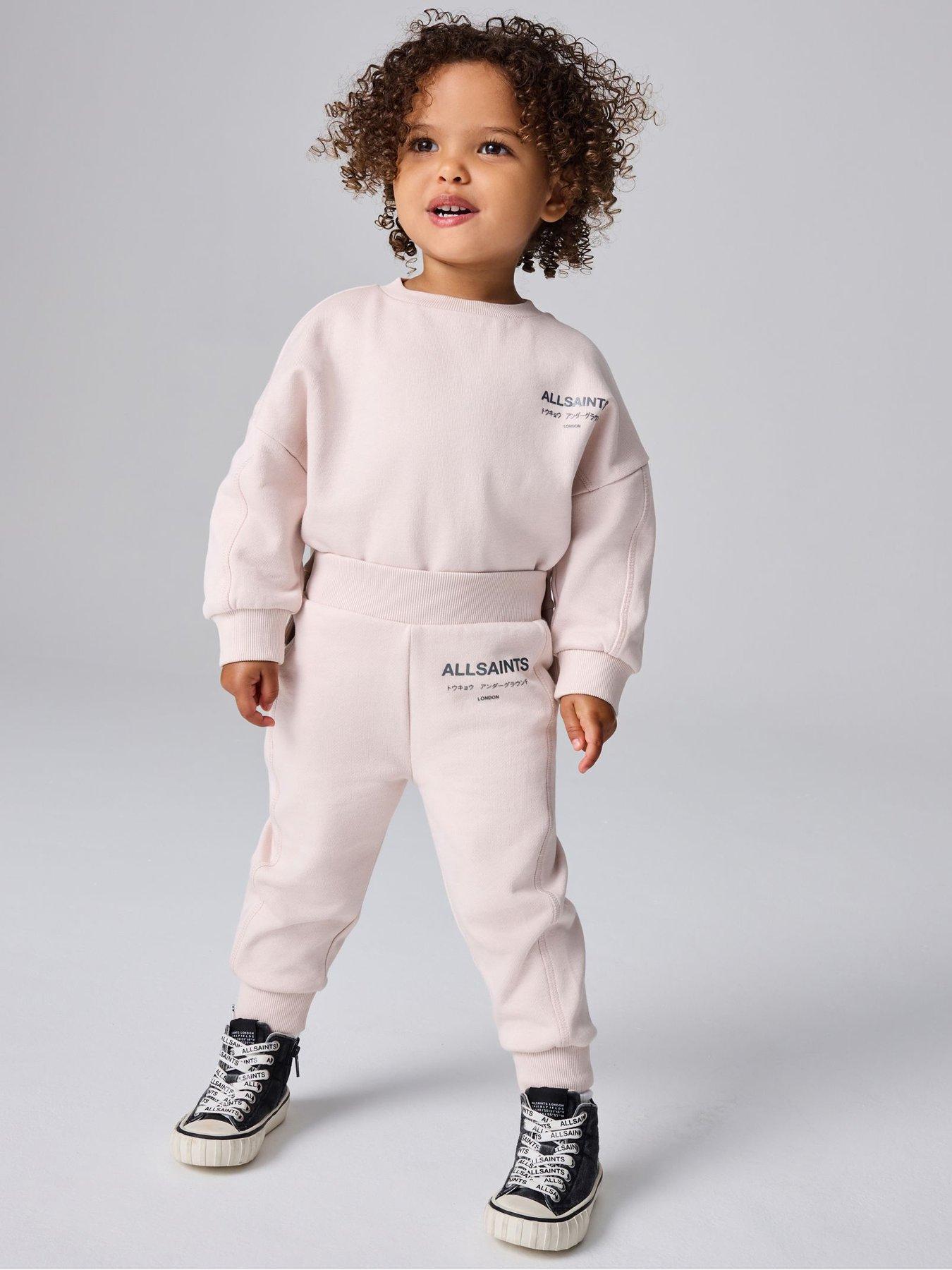 smallsaints-girls-sweat-top-set-pink