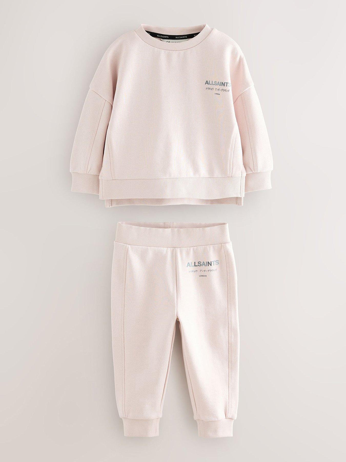 smALLSAINTS Girls Sweat Top Set - Pink