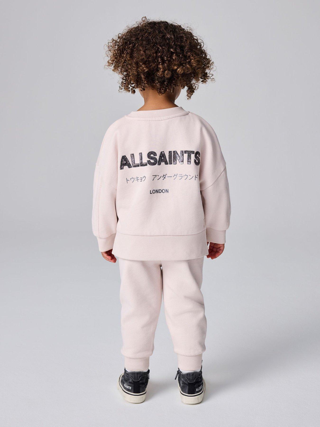  image of smallsaints-girls-sweat-top-set-pink