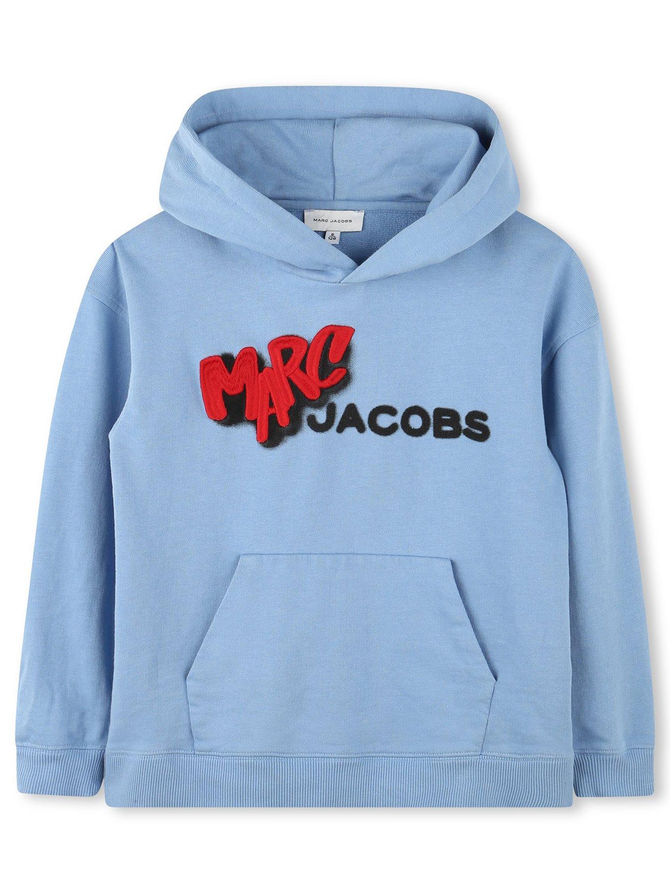MARC JACOBS Boys Logo Hoodie - Blue
