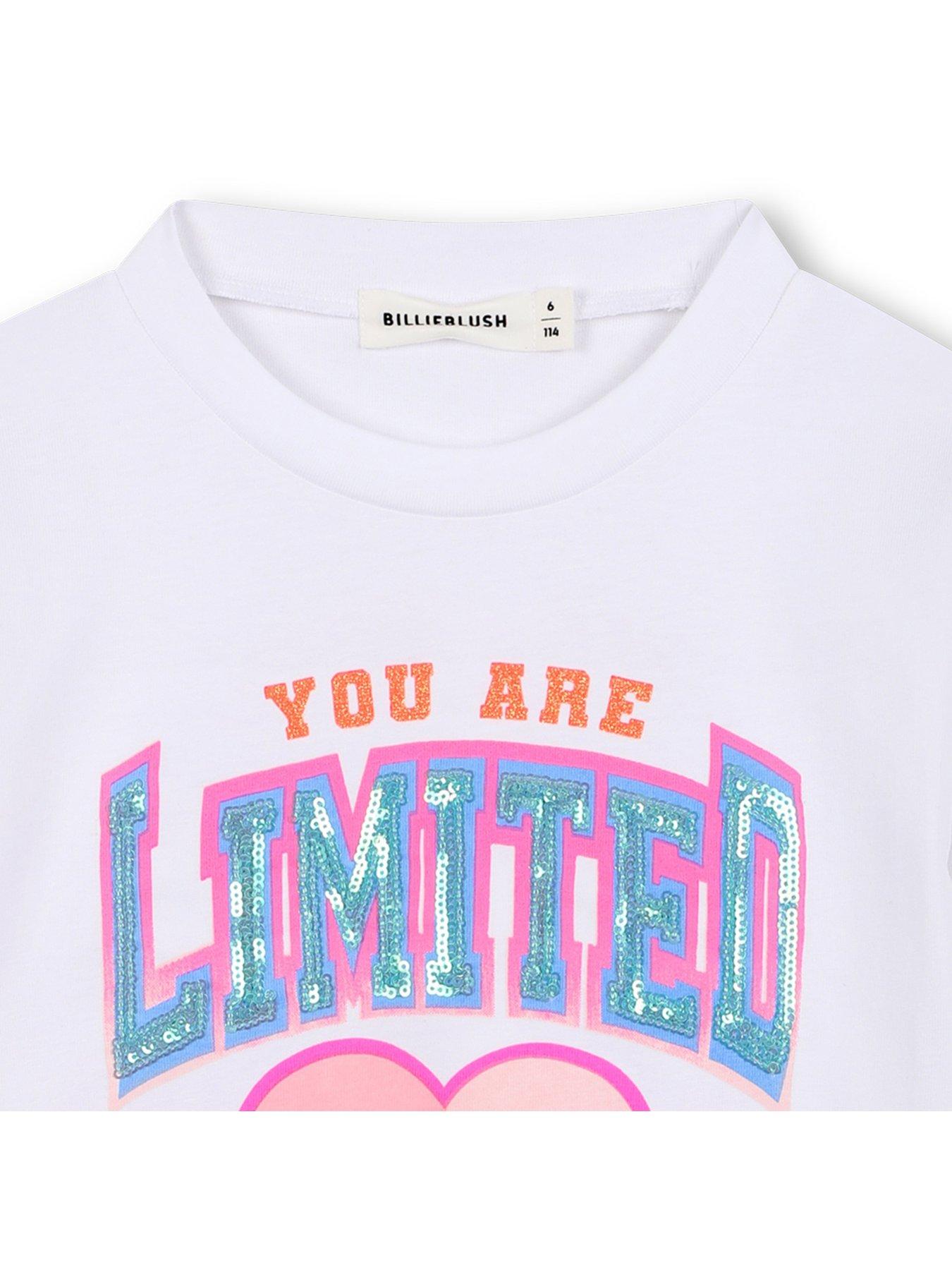 Image 3 of 3 of Billieblush Girls Long Sleeve T-Shirt - White