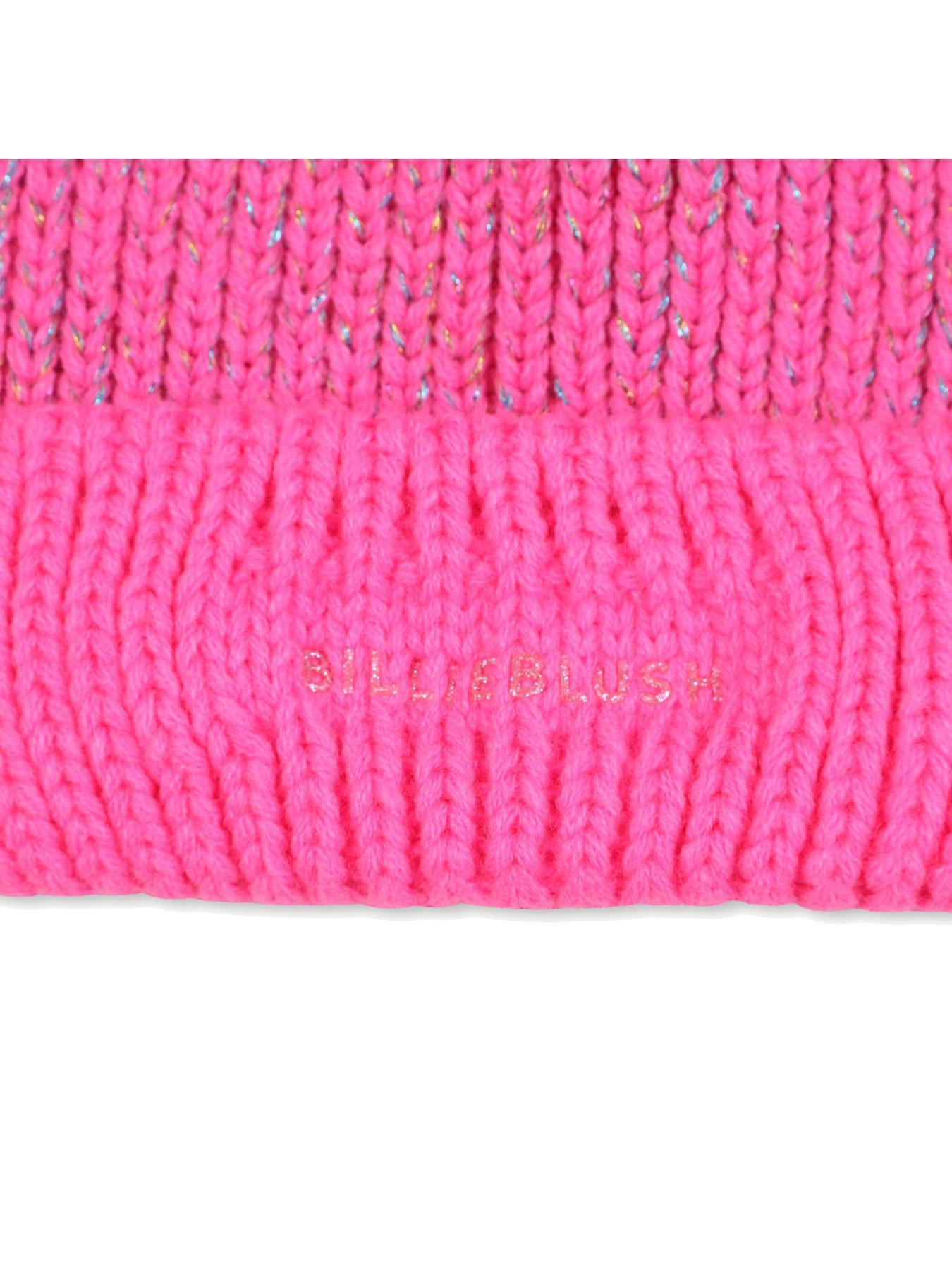 Image 4 of 4 of Billieblush Girls Pom Pom Hat - Pink