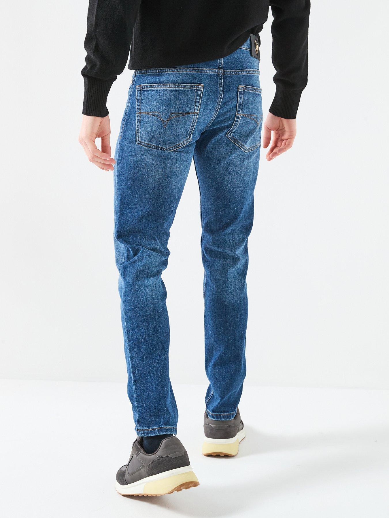 stillFront image of versace-jeans-couture-milano-slim-fit-jeans-dark-wash